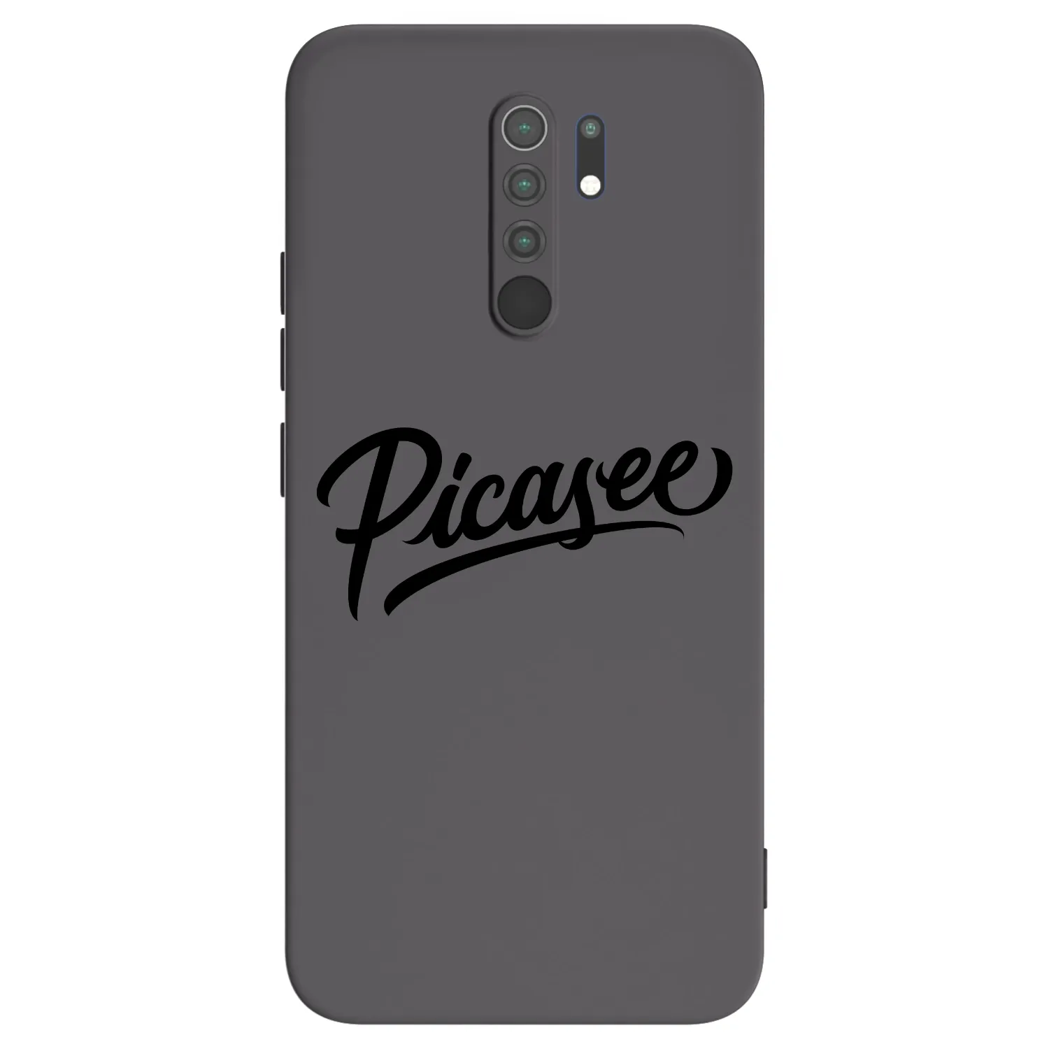 Picasee silikonski črni ovitek za Xiaomi Redmi 9 - Picasee - old logo - black