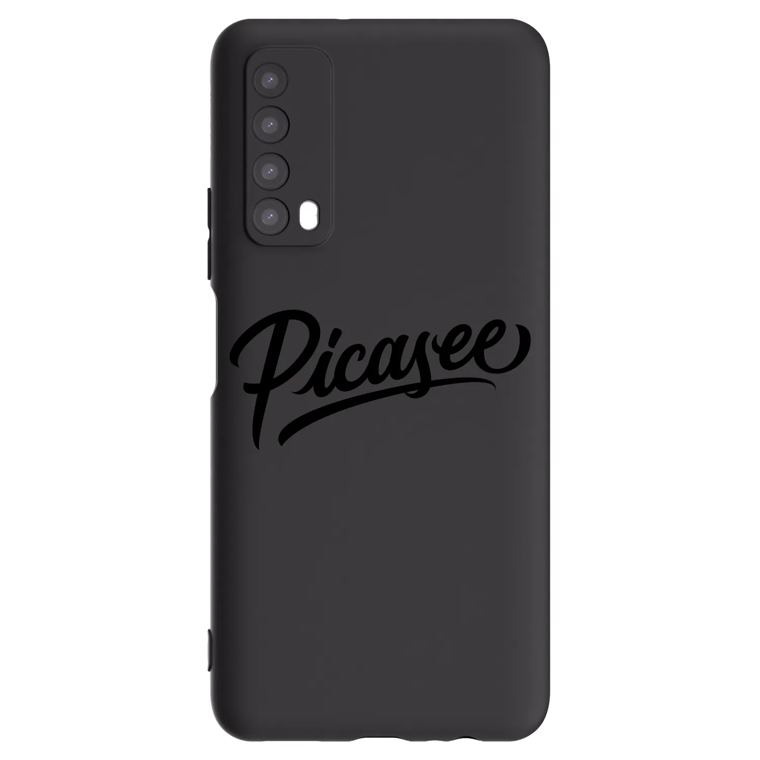 Picasee silikonski črni ovitek za Huawei P Smart 2021 - Picasee - old logo - black