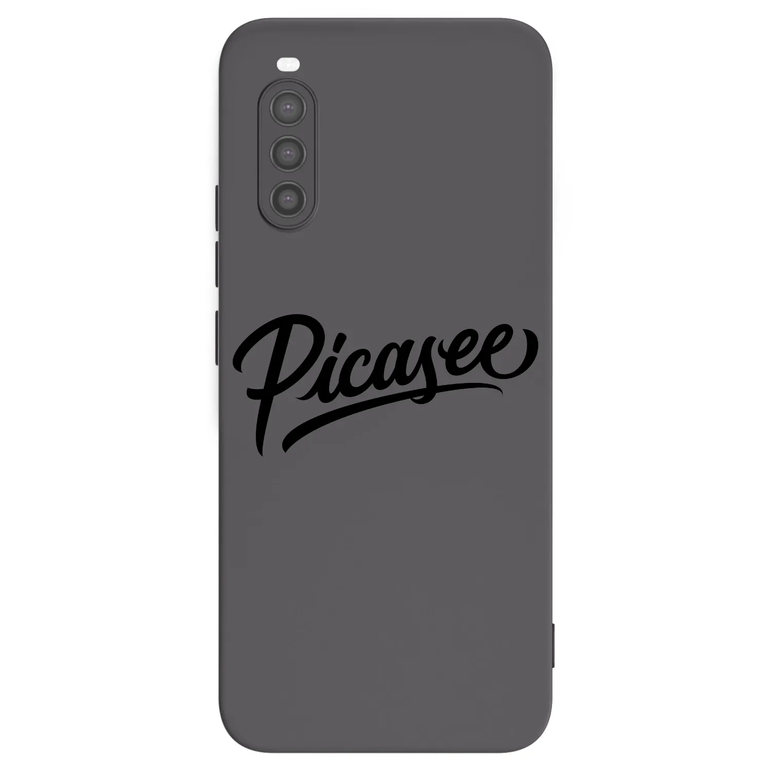 Picasee silikonski črni ovitek za Sony Xperia 10 II - Picasee - old logo - black