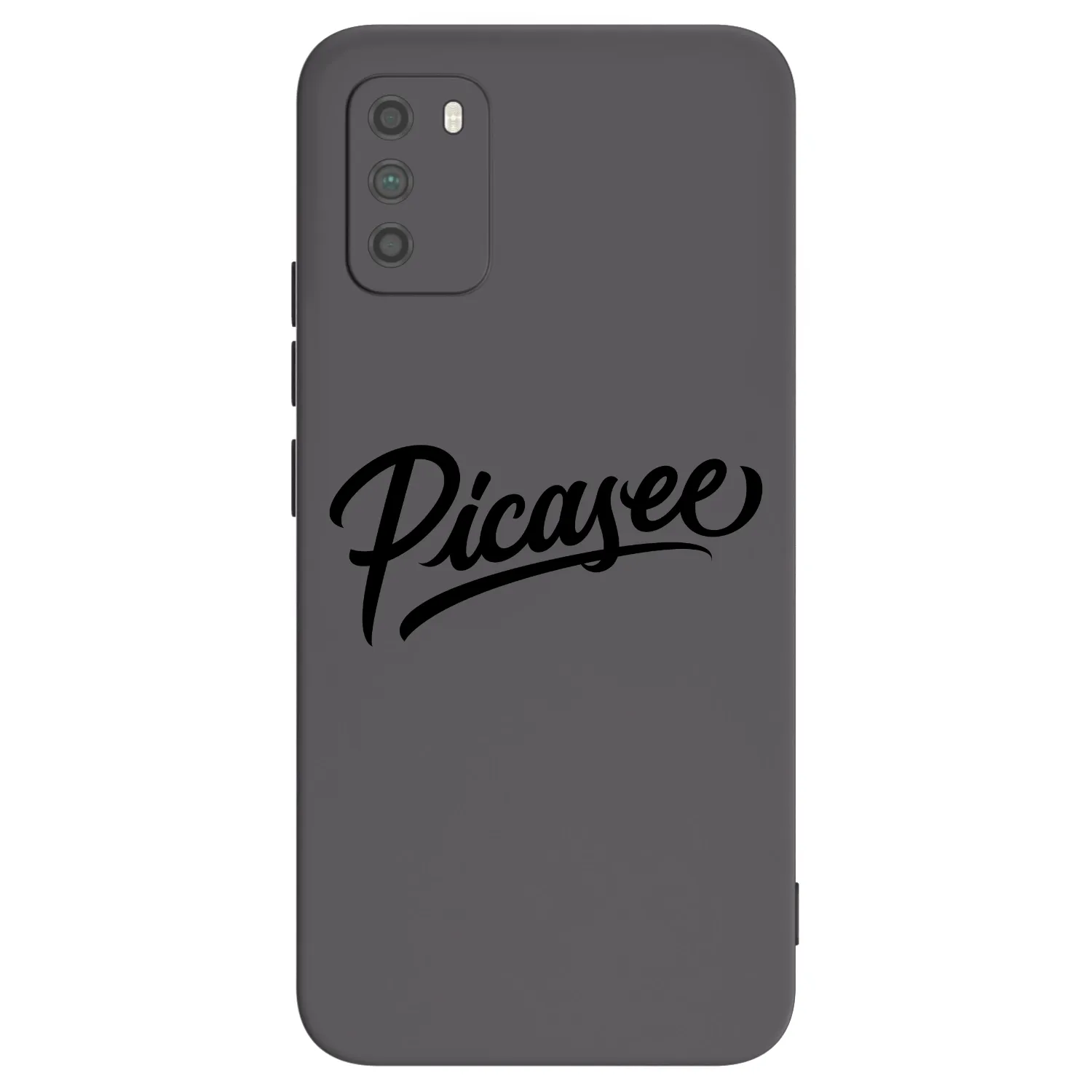 Picasee silikonski črni ovitek za Xiaomi Poco M3 - Picasee - old logo - black