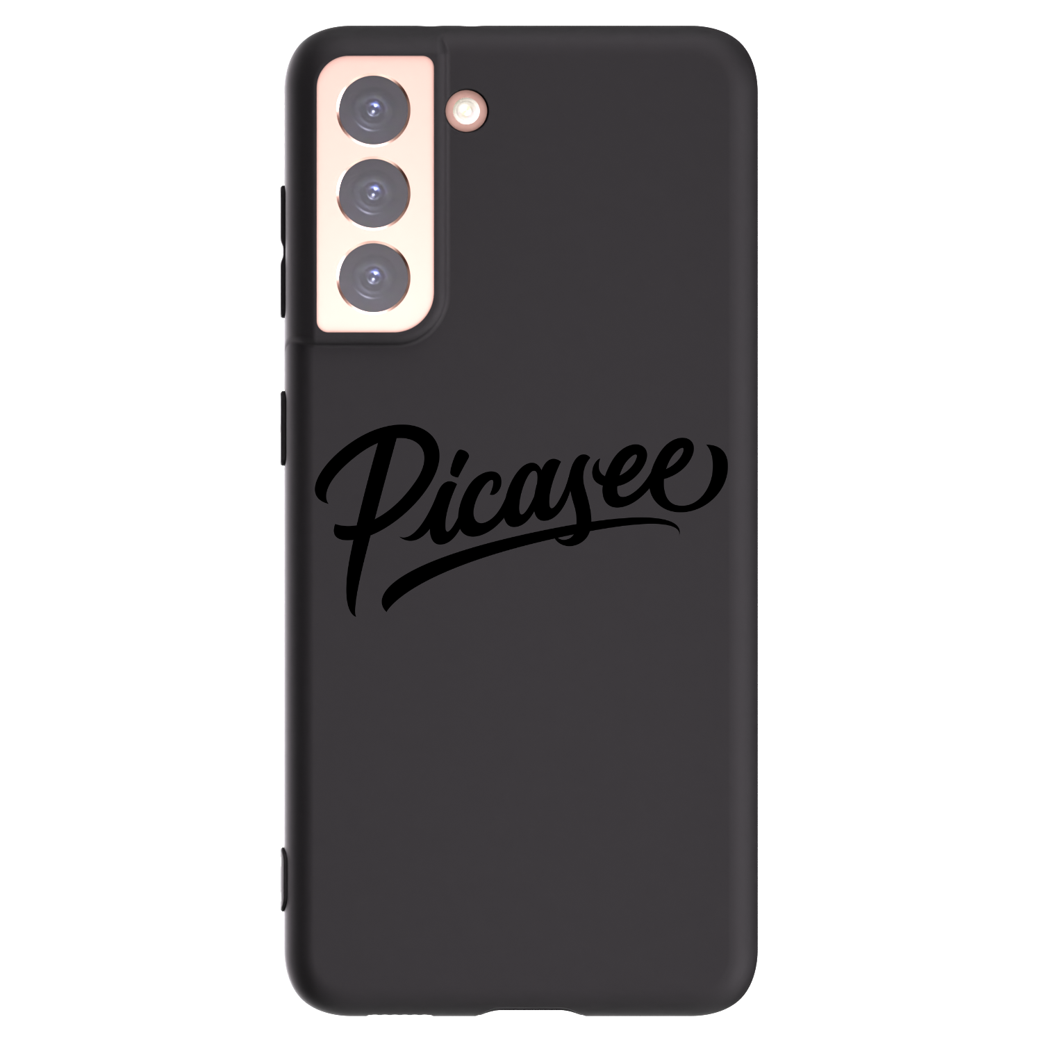 Picasee silikonski črni ovitek za Samsung Galaxy S21 5G G991B - Picasee - old logo - black