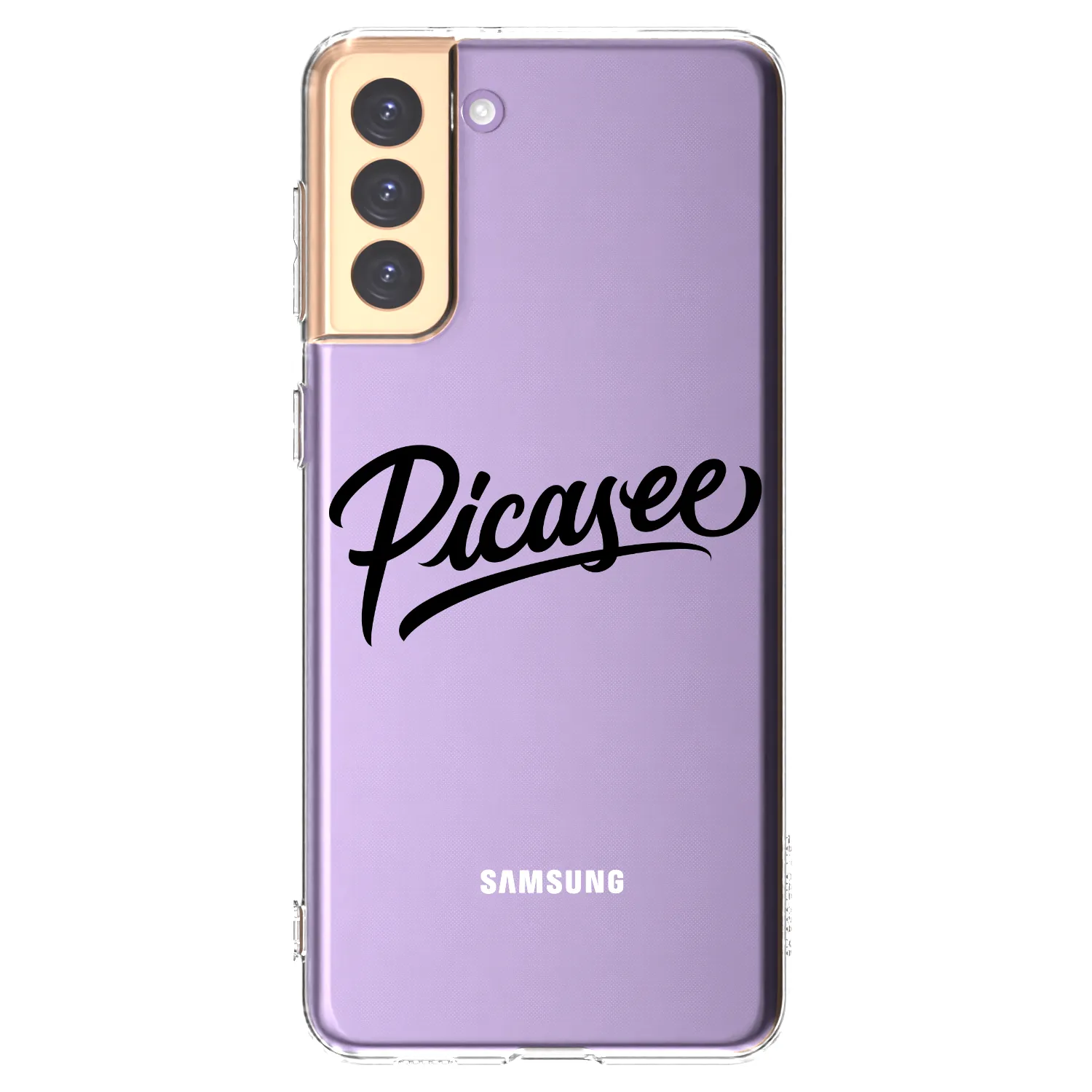 Picasee silikonski prozorni ovitek za Samsung Galaxy S21+ 5G G996F - Picasee - old logo - black