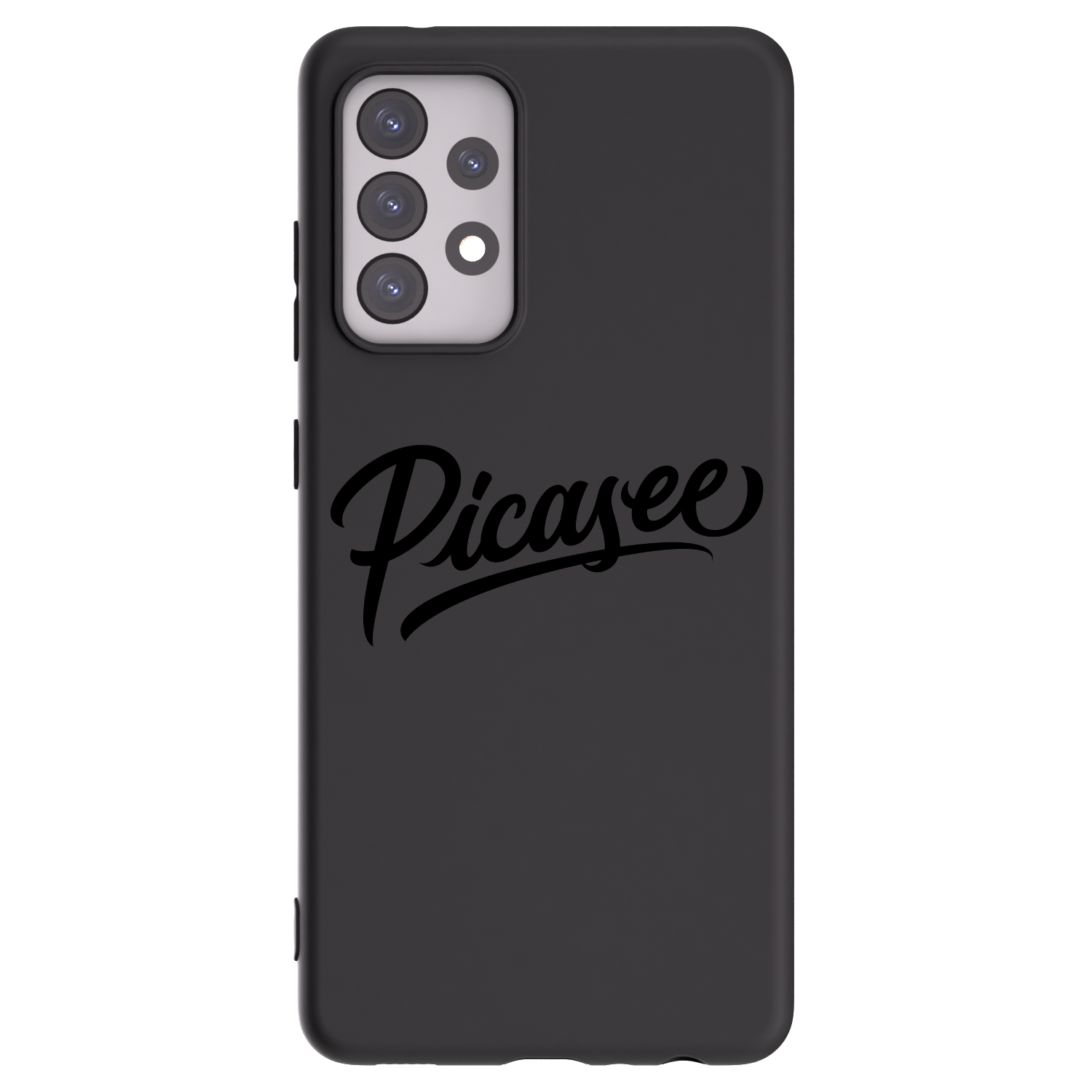 Picasee silikonski črni ovitek za Samsung Galaxy A52 5G A525F - Picasee - old logo - black