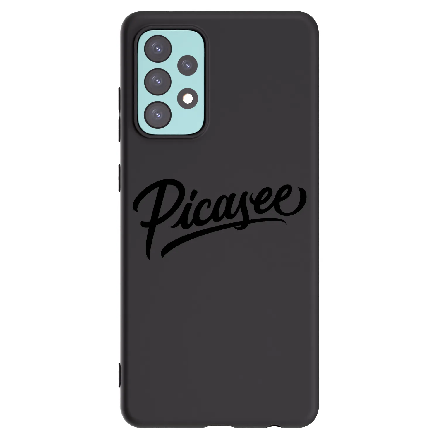 Picasee silikonski črni ovitek za Samsung Galaxy A72 A725F - Picasee - old logo - black