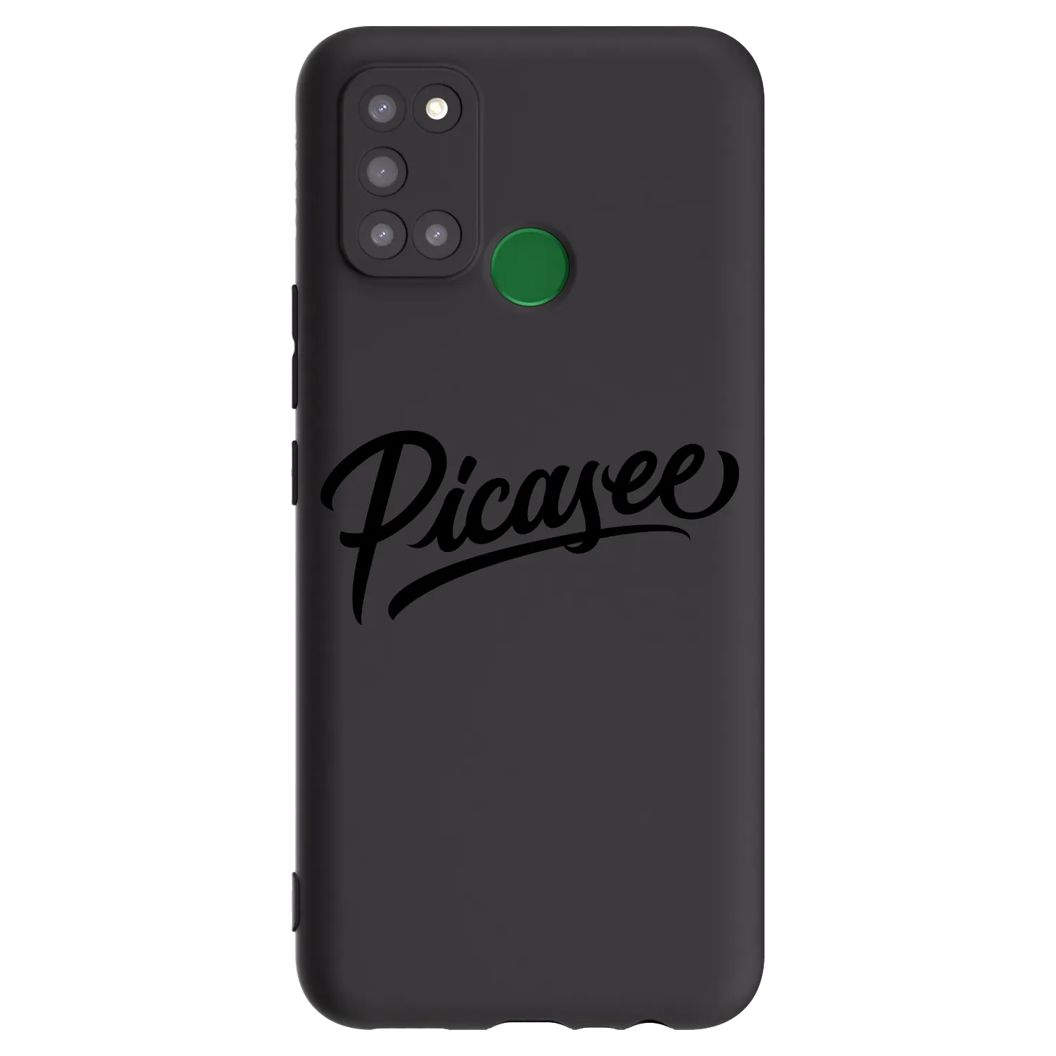 Picasee silikonski črni ovitek za Realme 7i - Picasee - old logo - black