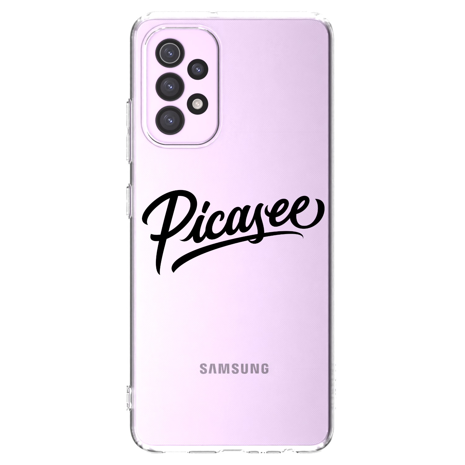 Picasee silikonski prozorni ovitek za Samsung Galaxy A32 5G A326B - Picasee - old logo - black