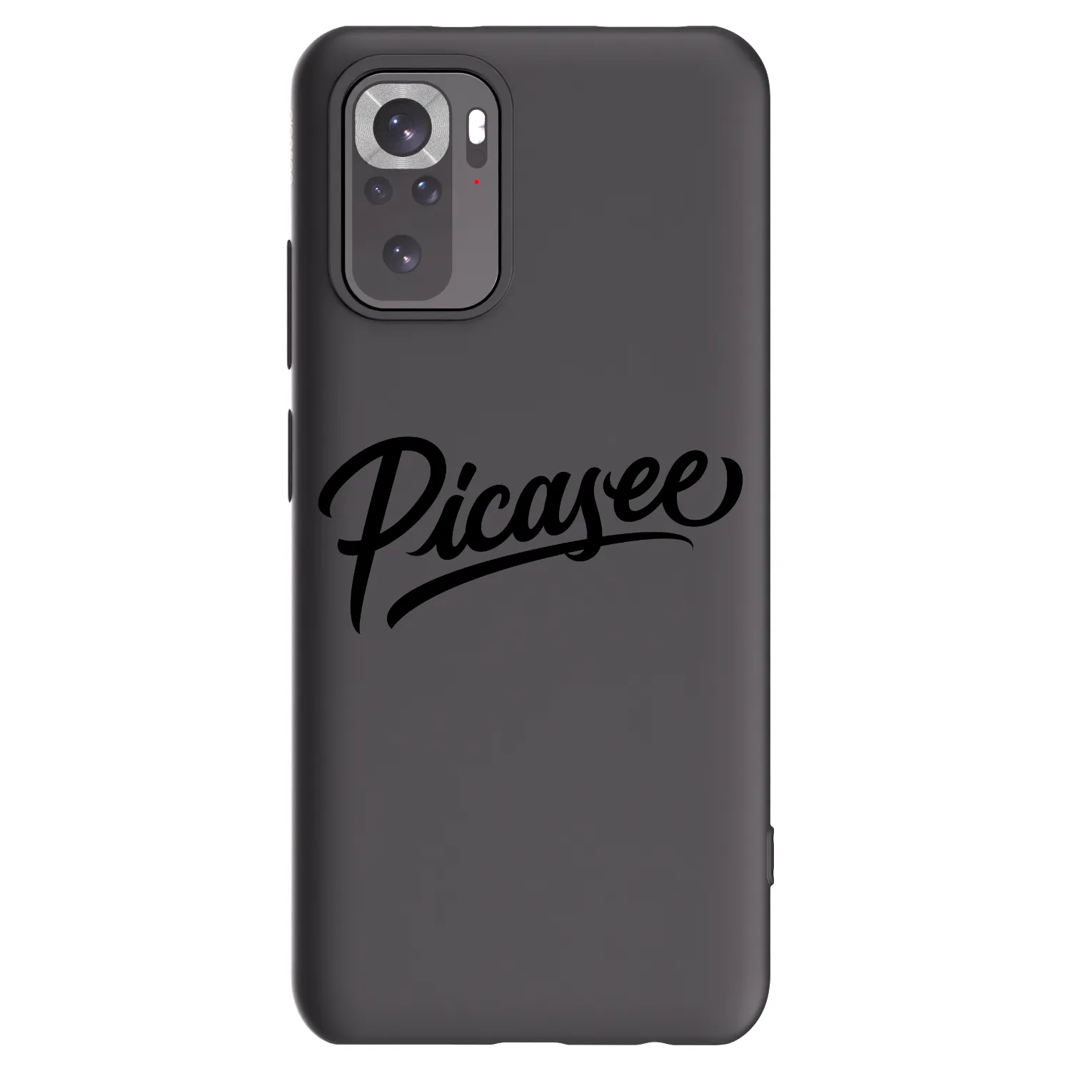 Picasee silikonski črni ovitek za Xiaomi Redmi Note 10S - Picasee - old logo - black