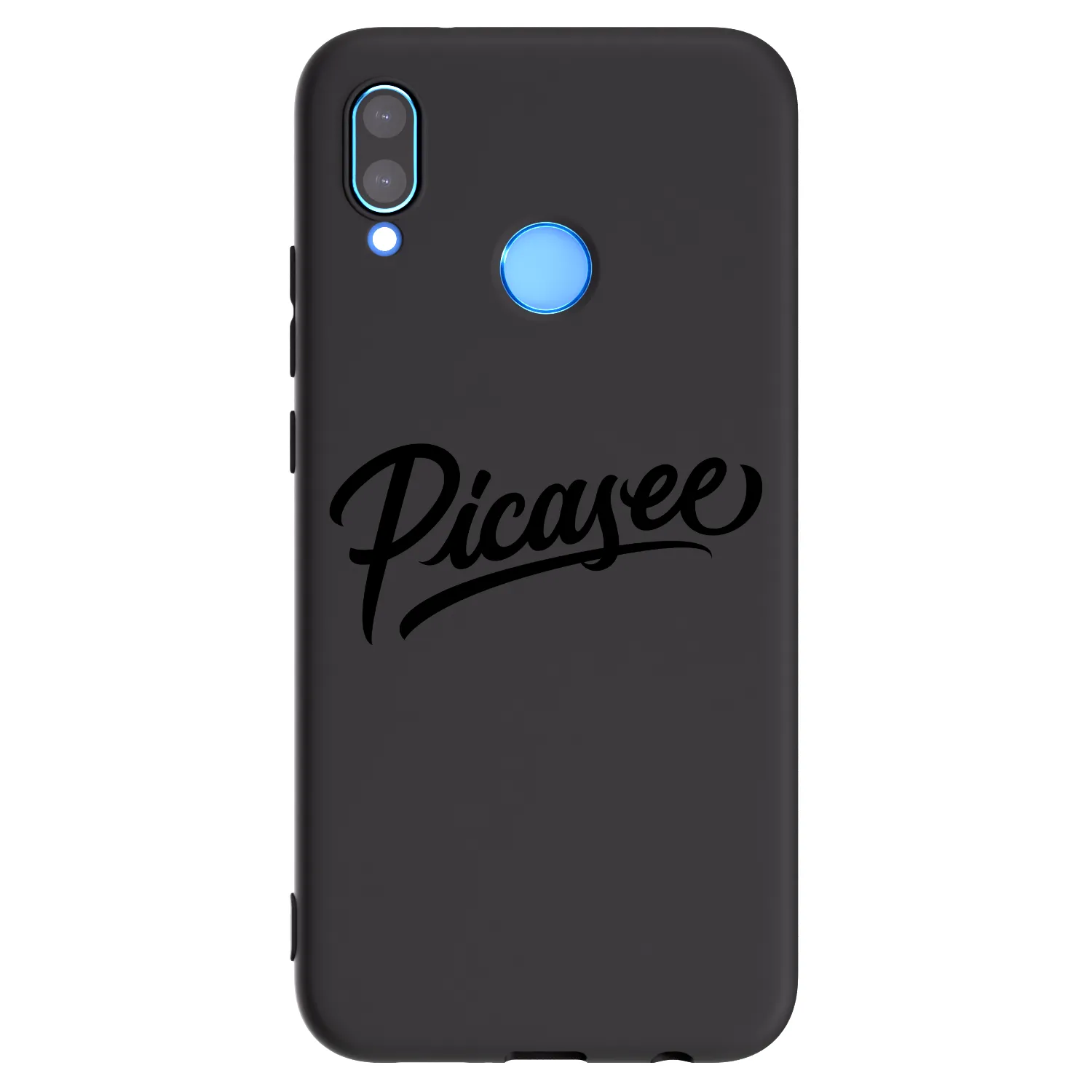 Picasee silikonski črni ovitek za Huawei P20 Lite - Picasee - old logo - black
