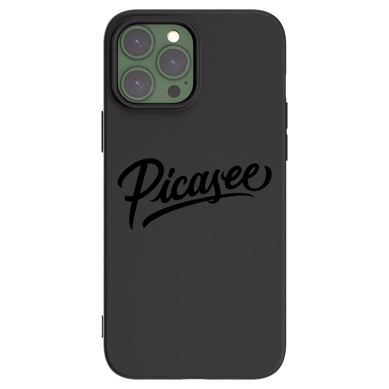 Picasee silikonski črni ovitek za Apple iPhone 13 Pro Max - Picasee - old logo - black
