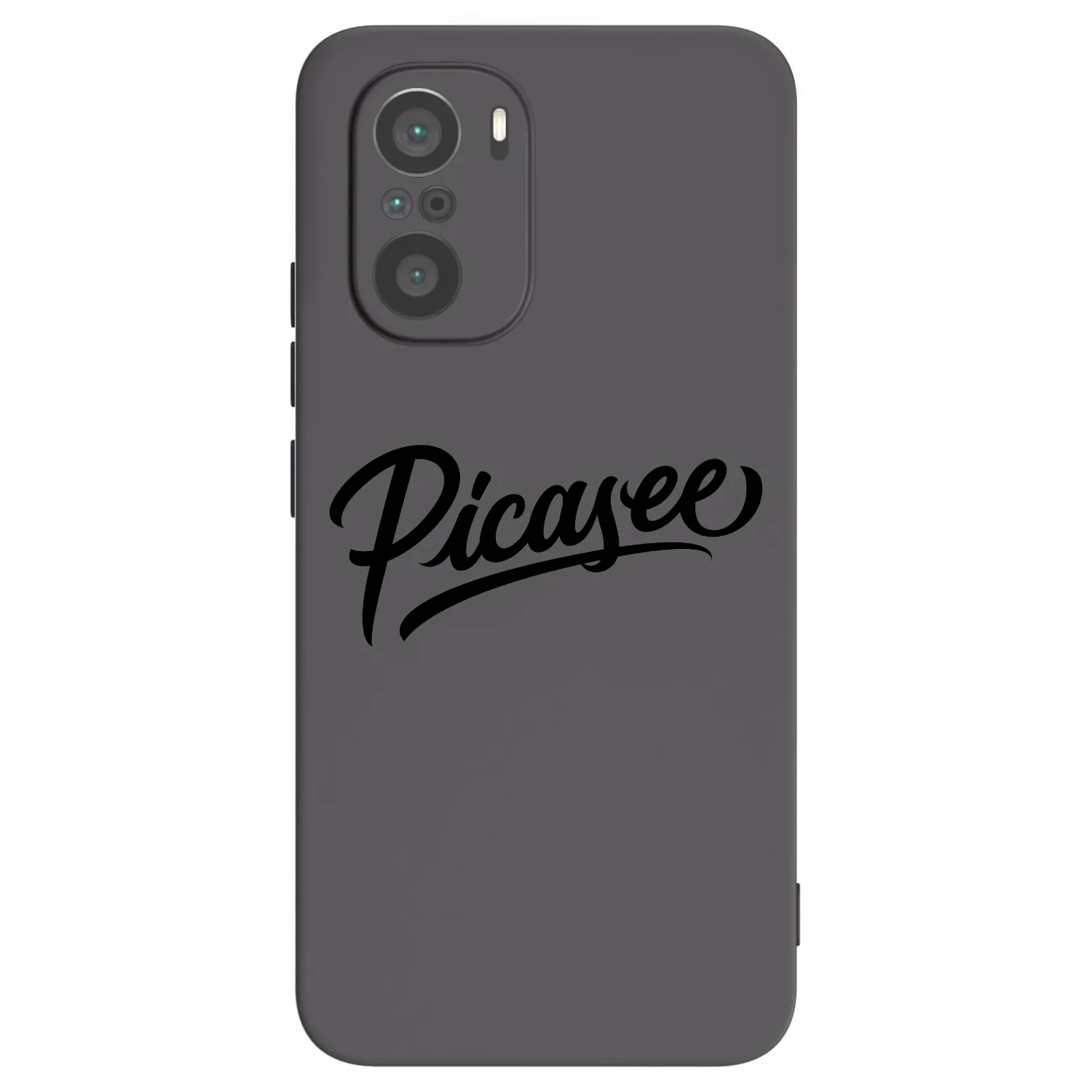 Picasee silikonski črni ovitek za Xiaomi Poco F3 - Picasee - old logo - black