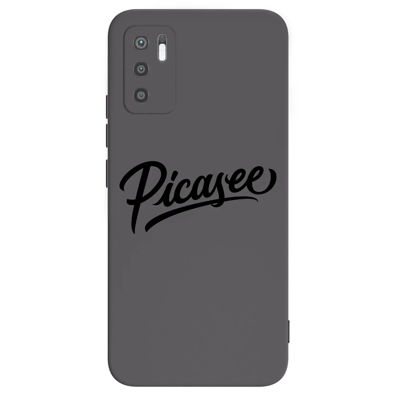 Picasee silikonski črni ovitek za Xiaomi Redmi Note 10 5G - Picasee - old logo - black