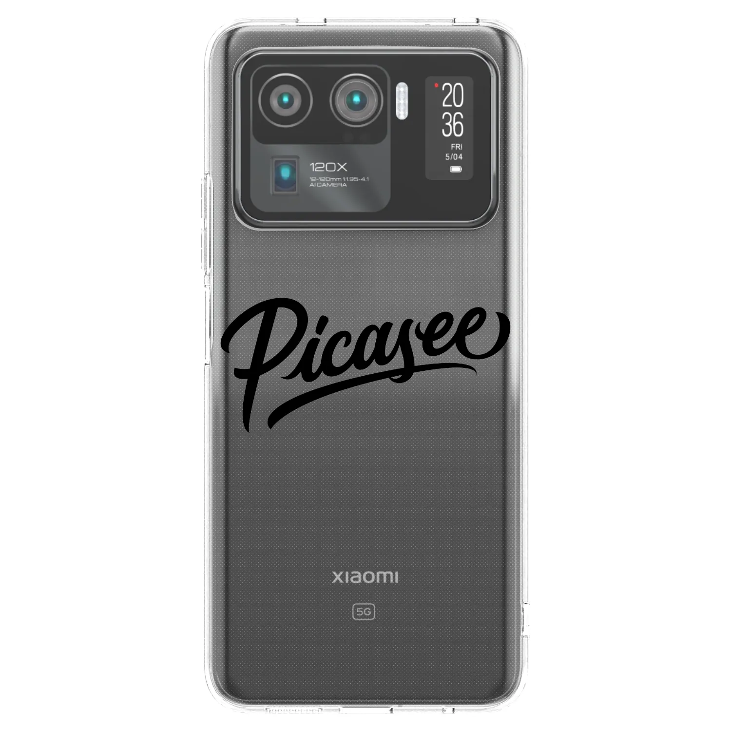 Picasee silikonski prozorni ovitek za Xiaomi Mi 11 Ultra - Picasee - old logo - black