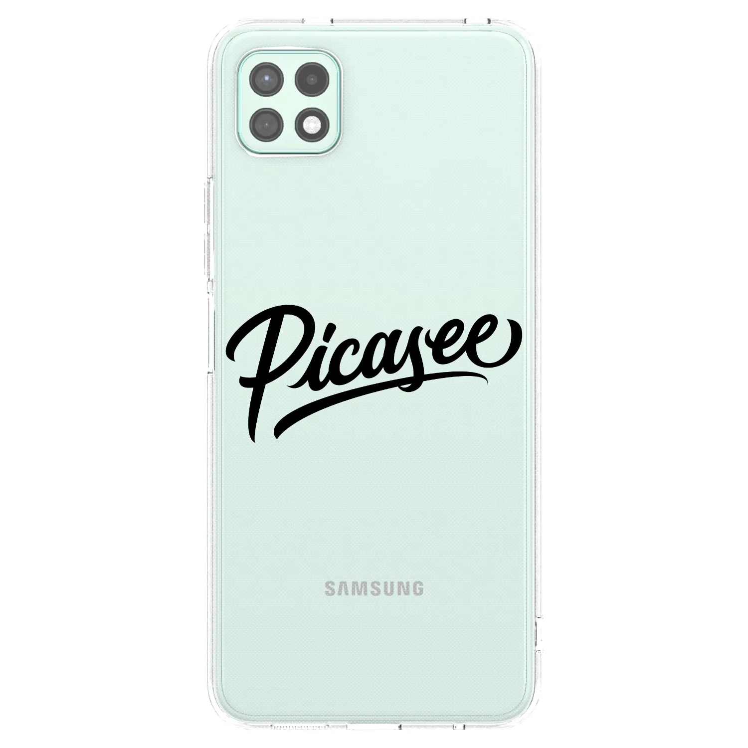 Picasee silikonski prozorni ovitek za Samsung Galaxy A22 A226B 5G - Picasee - old logo - black
