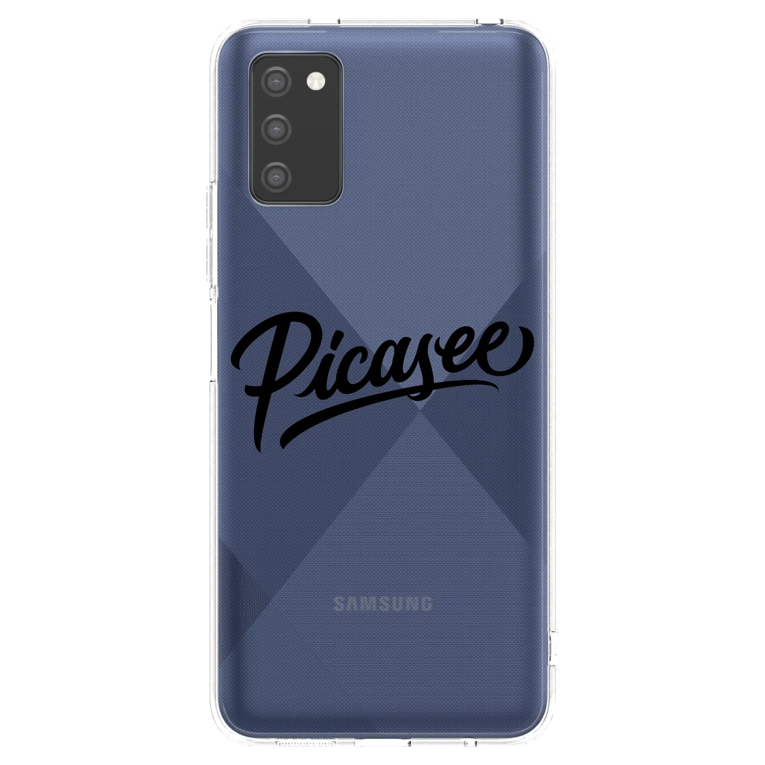 Picasee silikonski prozorni ovitek za Samsung Galaxy A02s A025G - Picasee - old logo - black