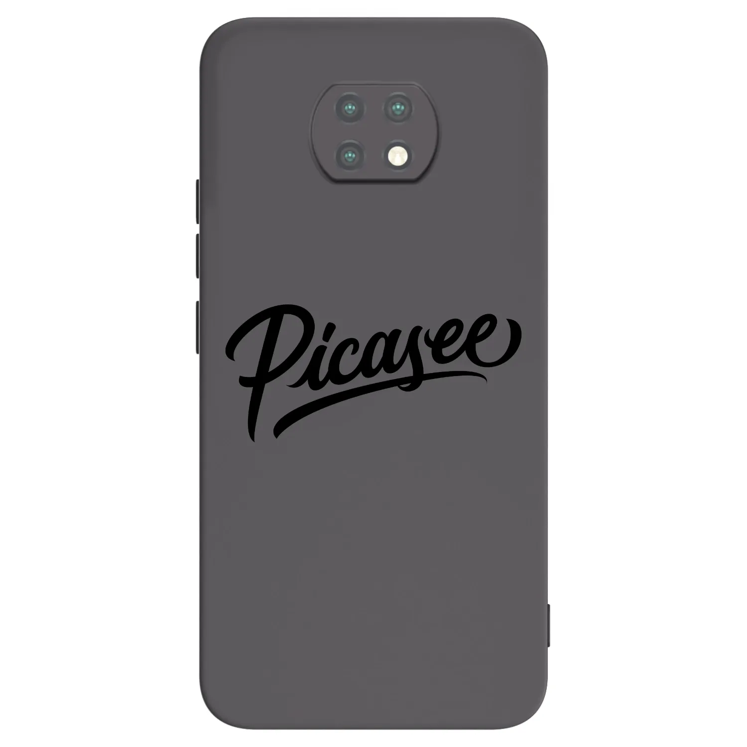 Picasee silikonski črni ovitek za Xiaomi Redmi Note 9T - Picasee - old logo - black