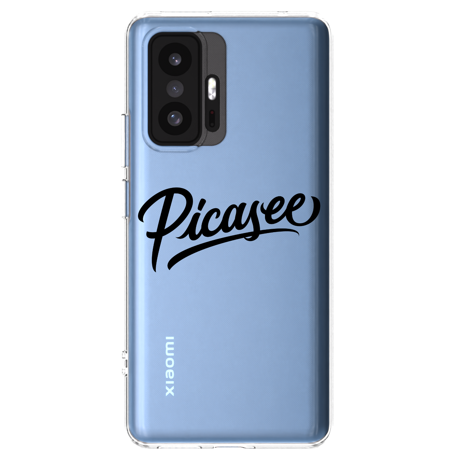 Picasee silikonski prozorni ovitek za Xiaomi 11T Pro - Picasee - old logo - black