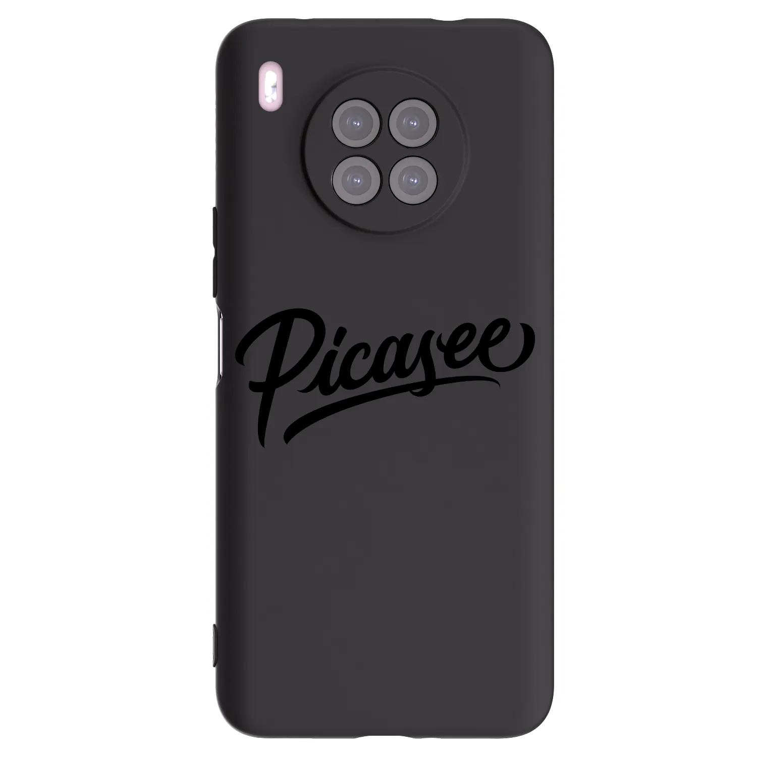 Picasee silikonski črni ovitek za Huawei Nova 8i - Picasee - old logo - black