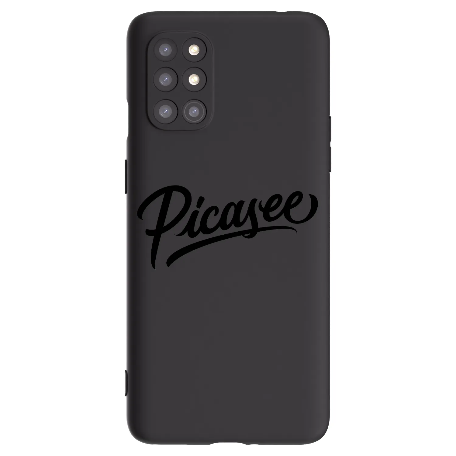 Picasee silikonski črni ovitek za OnePlus 8T - Picasee - old logo - black