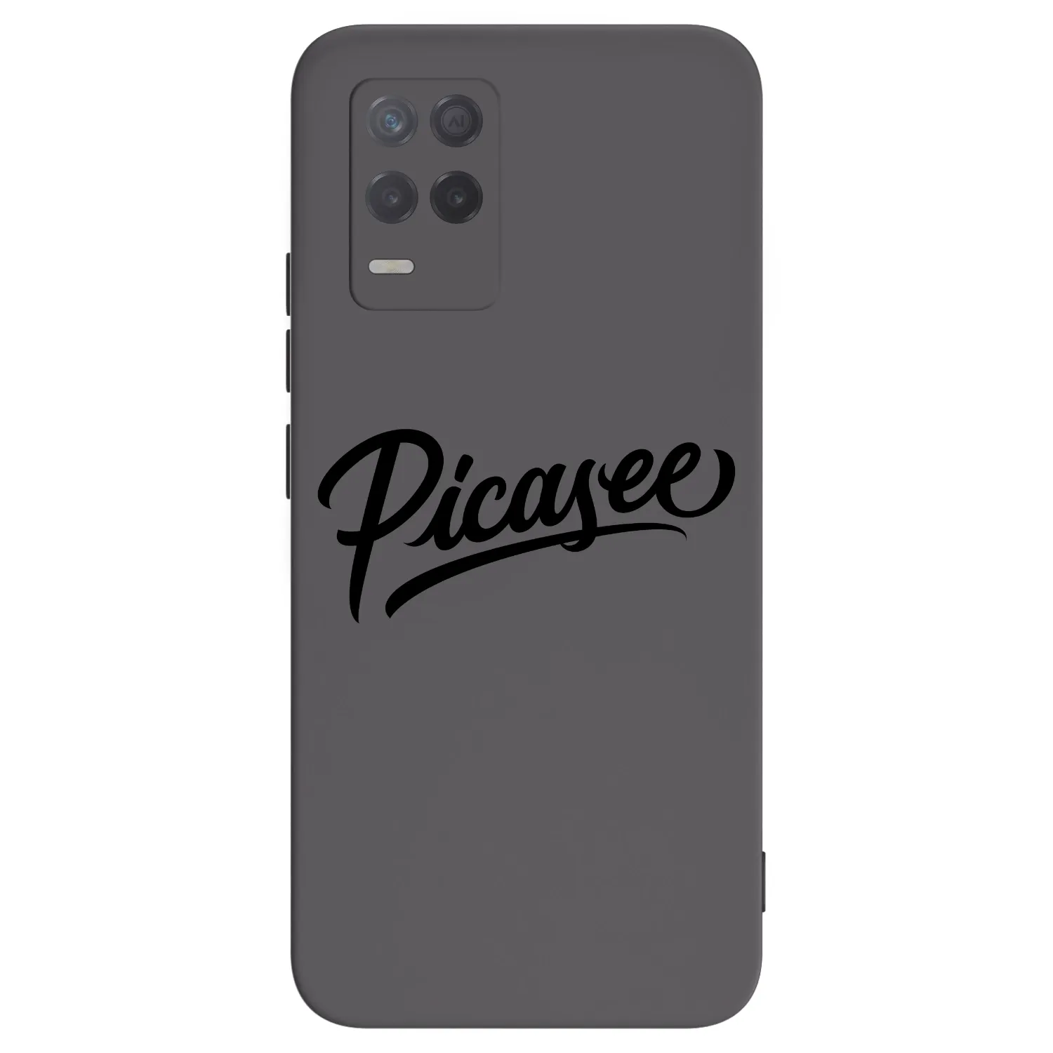 Picasee silikonski črni ovitek za Realme 8 5G - Picasee - old logo - black