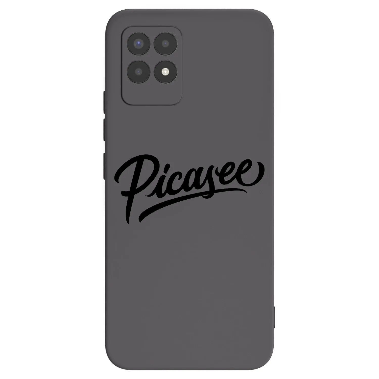 Picasee silikonski črni ovitek za Realme 8i - Picasee - old logo - black