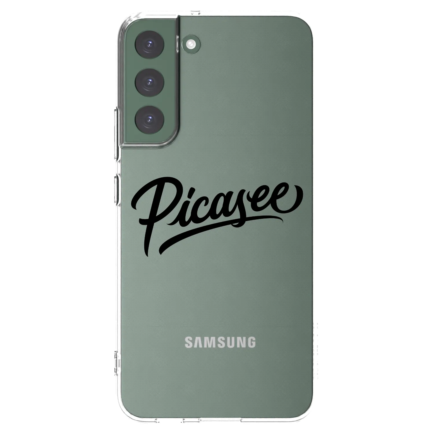 Picasee silikonski prozorni ovitek za Samsung Galaxy S22+ 5G - Picasee - old logo - black