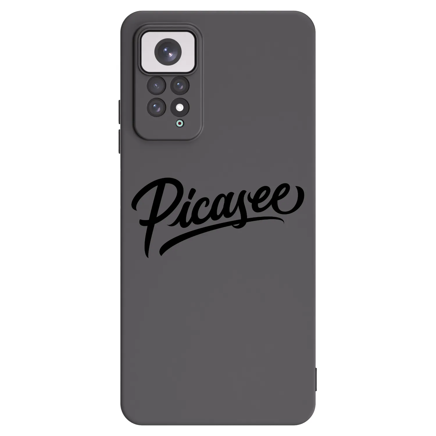 Picasee silikonski črni ovitek za Xiaomi Redmi Note 11 - Picasee - old logo - black