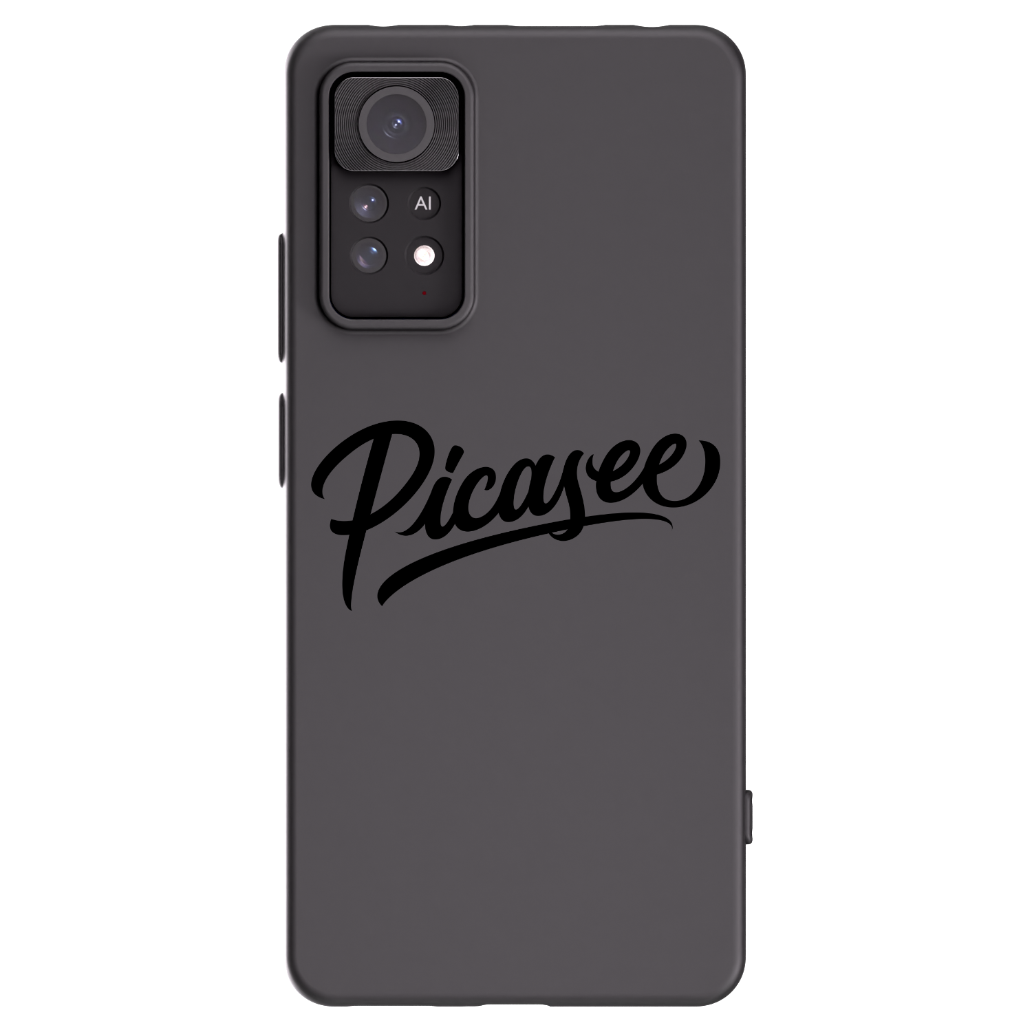 Picasee silikonski črni ovitek za Xiaomi Redmi Note 11 Pro - Picasee - old logo - black