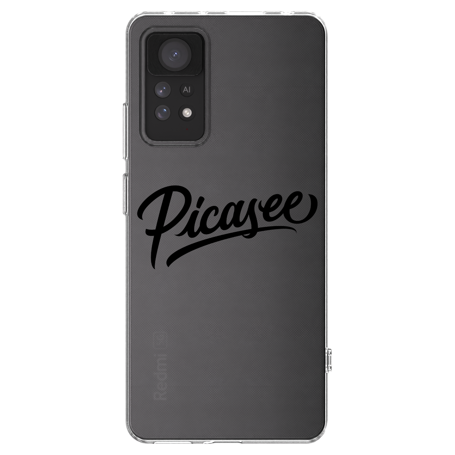 Picasee silikonski prozorni ovitek za Xiaomi Redmi Note 11 Pro 5G - Picasee - old logo - black