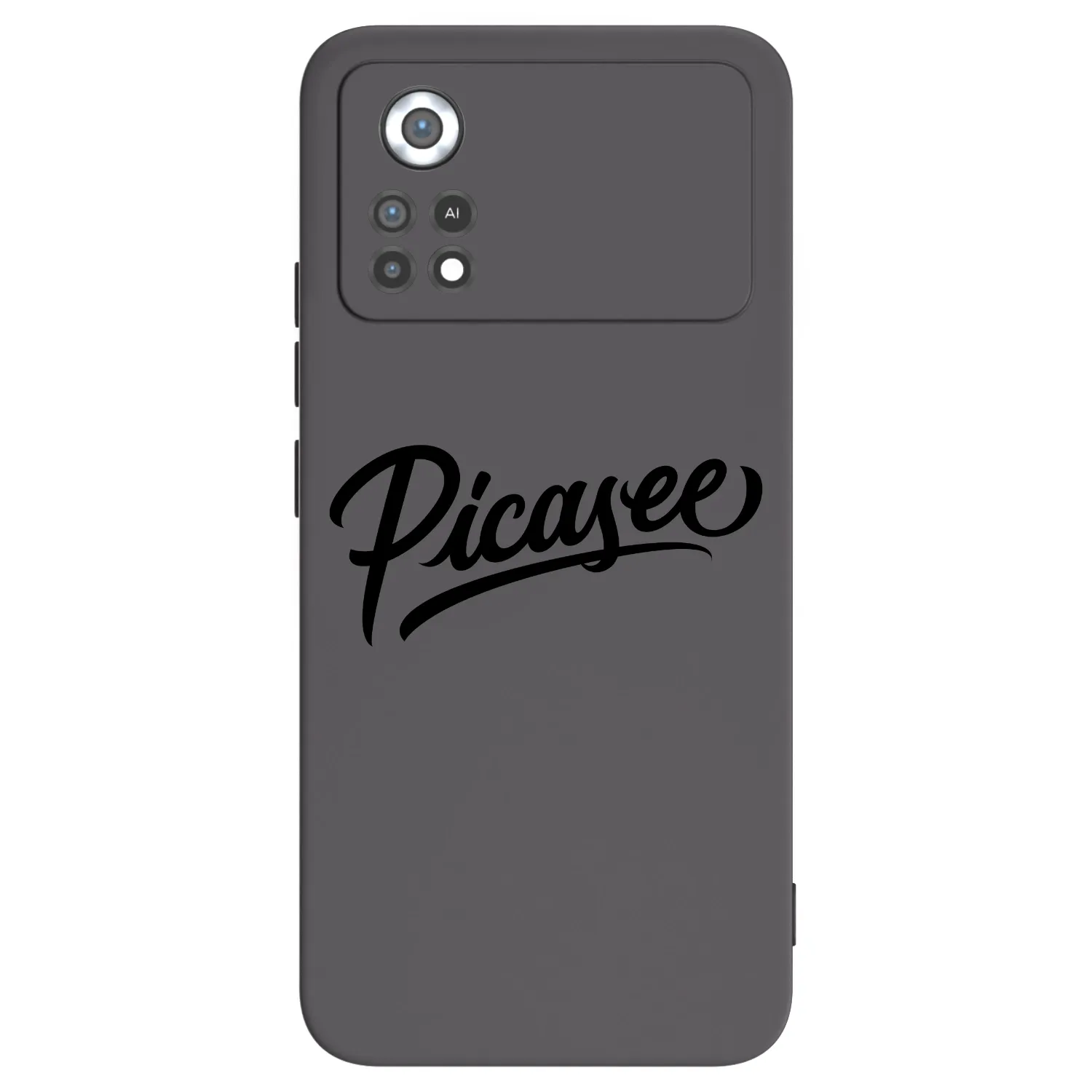 Picasee silikonski črni ovitek za Xiaomi Poco X4 Pro 5G - Picasee - old logo - black