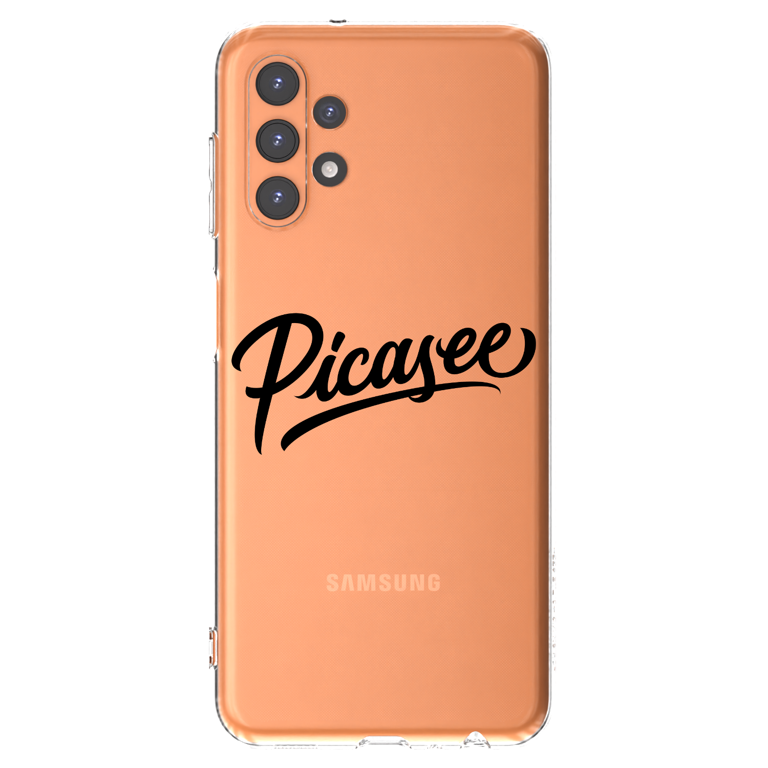 Picasee silikonski prozorni ovitek za Samsung Galaxy A13 4G A135 - Picasee - old logo - black