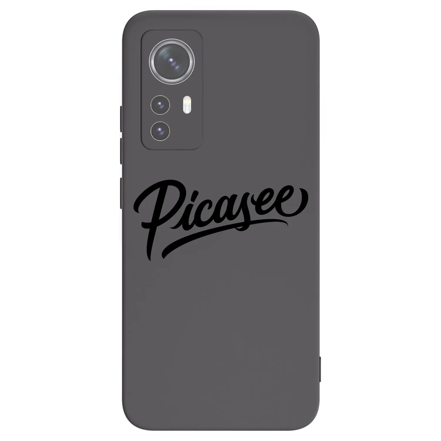 Picasee silikonski črni ovitek za Xiaomi 12X - Picasee - old logo - black