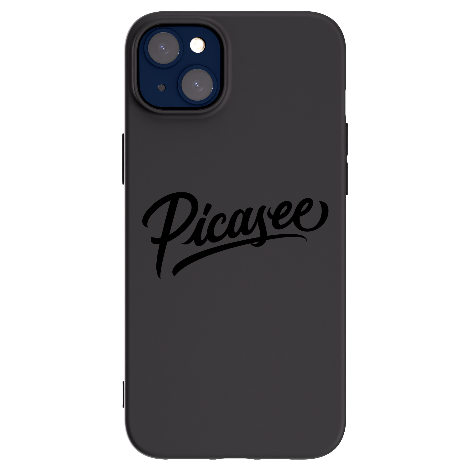 Picasee silikonski črni ovitek za Apple iPhone 14 Plus - Picasee - old logo - black