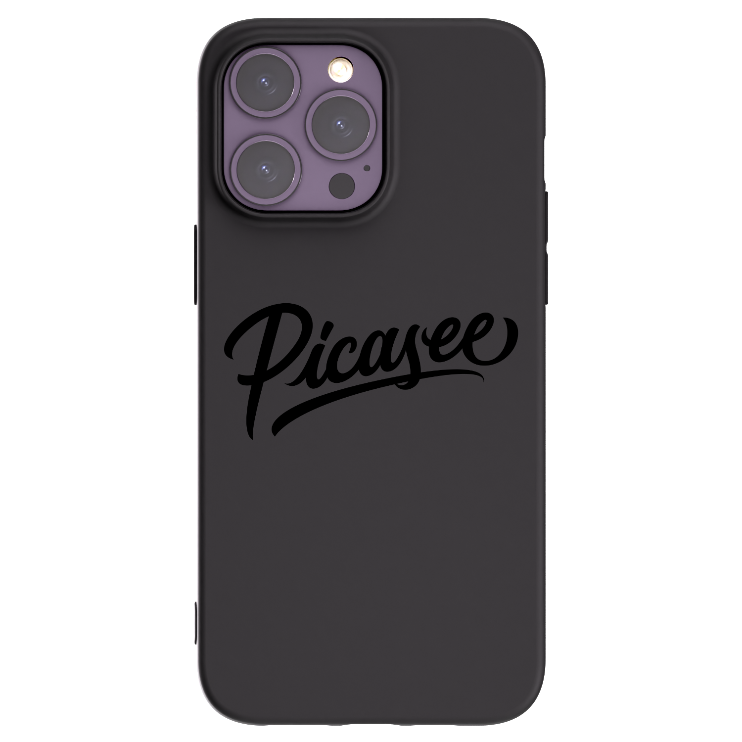 Picasee silikonski črni ovitek za Apple iPhone 14 Pro Max - Picasee - old logo - black