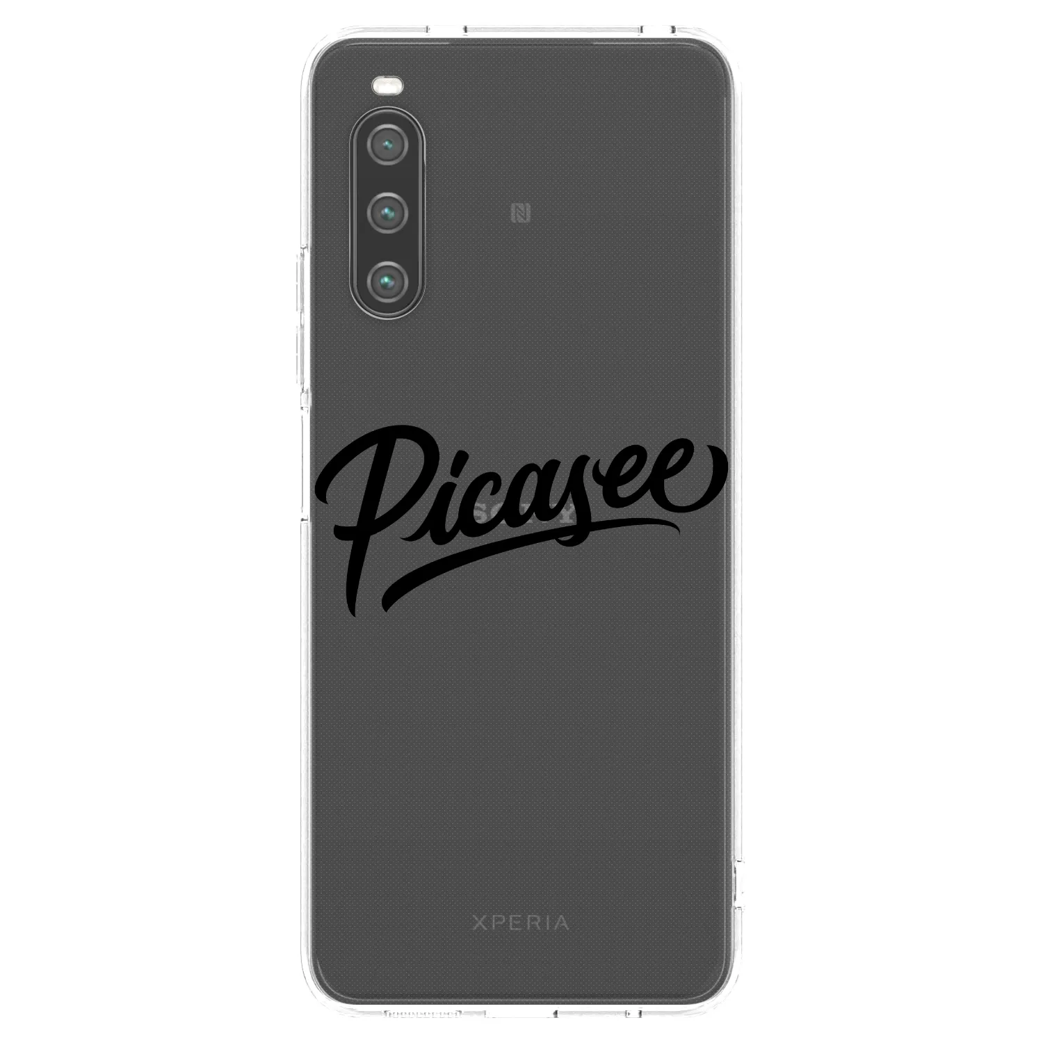Picasee silikonski prozorni ovitek za Sony Xperia 10 IV 5G - Picasee - old logo - black
