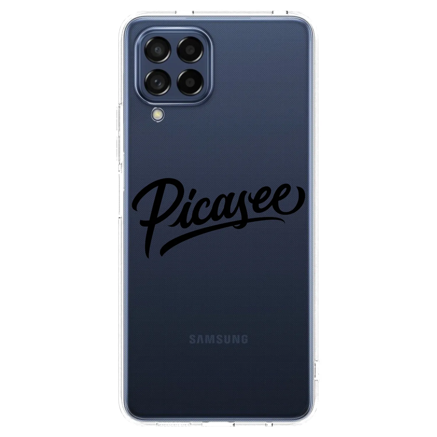 Picasee silikonski prozorni ovitek za Samsung Galaxy M53 5G - Picasee - old logo - black