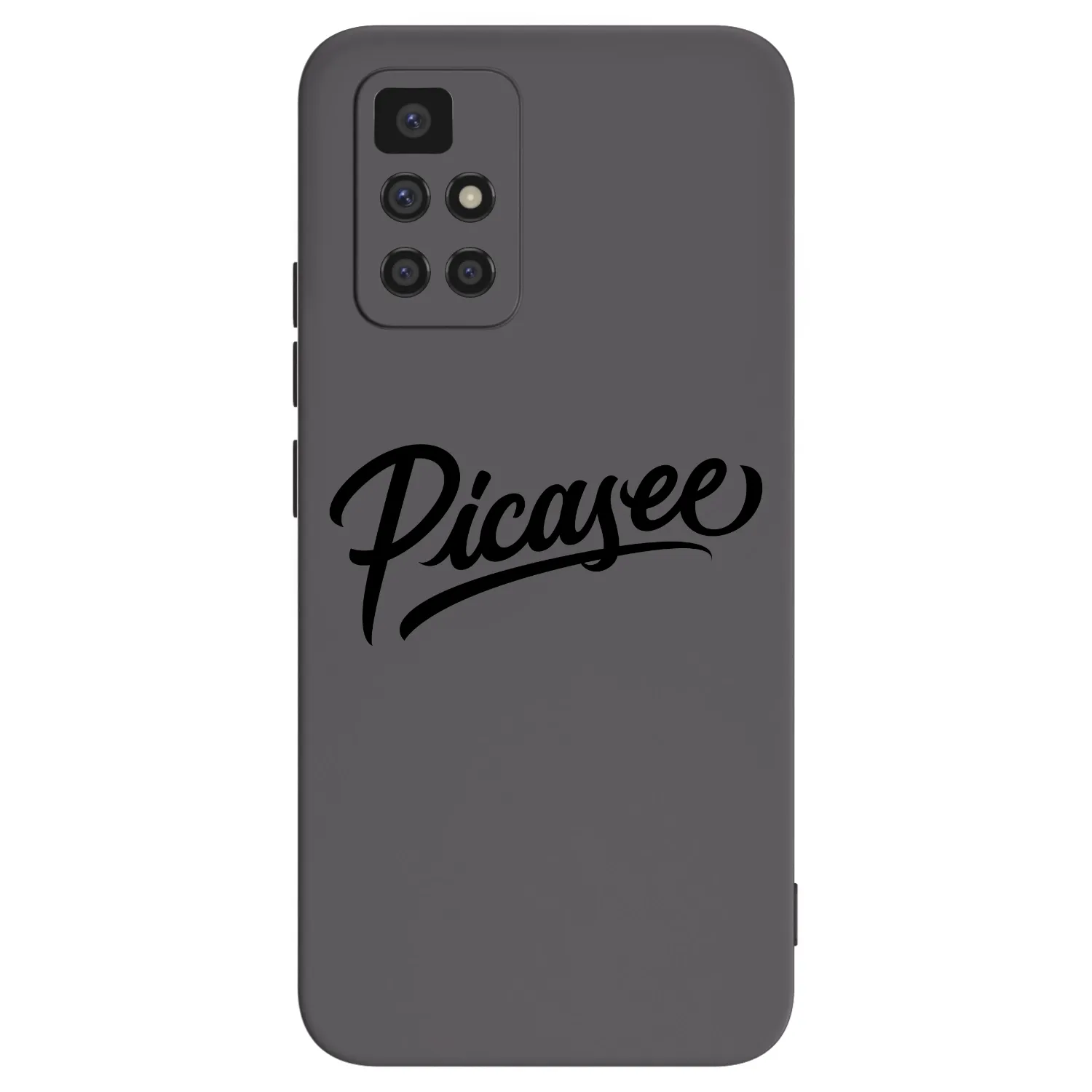 Picasee silikonski črni ovitek za Xiaomi Redmi 10 (2022) - Picasee - old logo - black