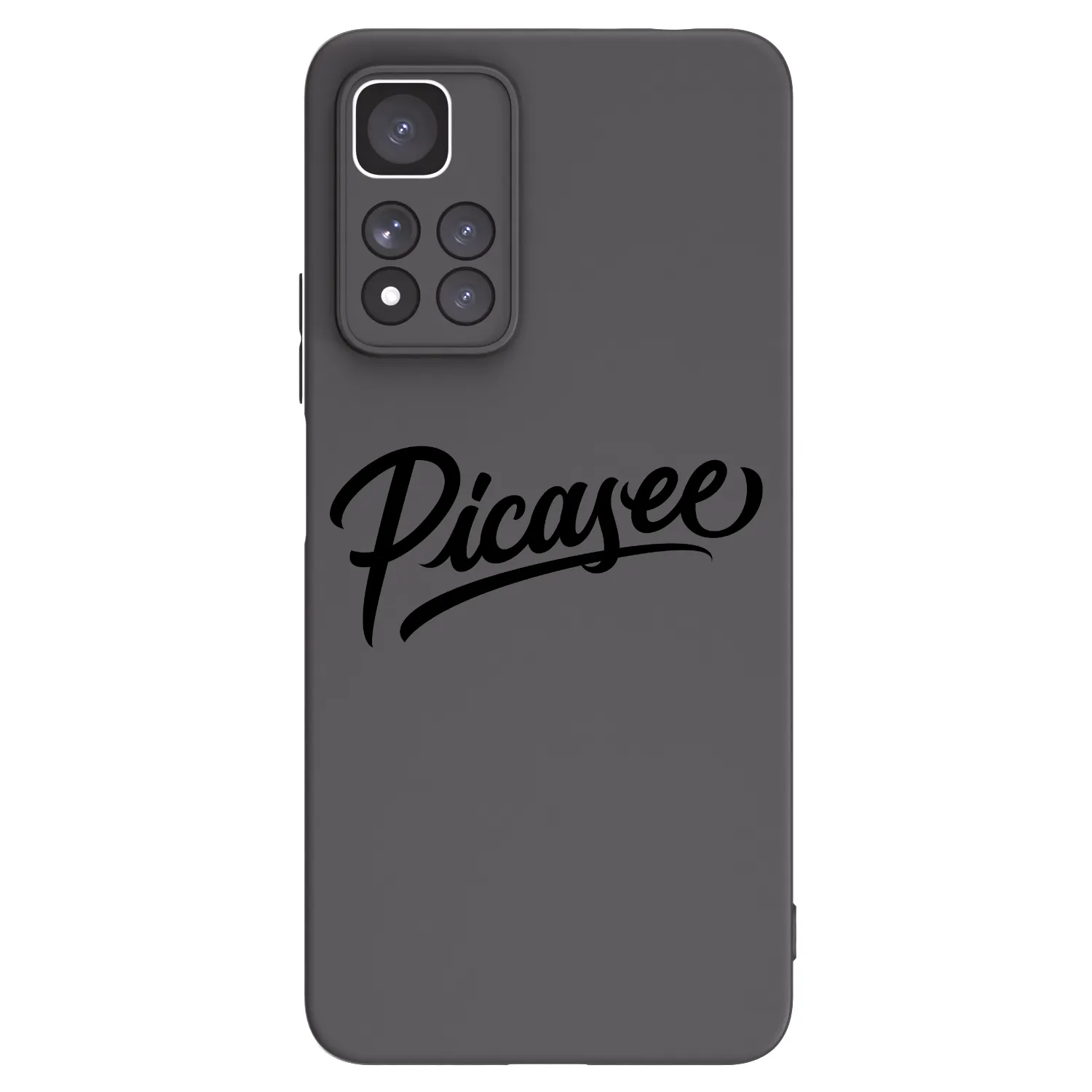 Picasee silikonski črni ovitek za Xiaomi Redmi Note 11 Pro+ 5G - Picasee - old logo - black