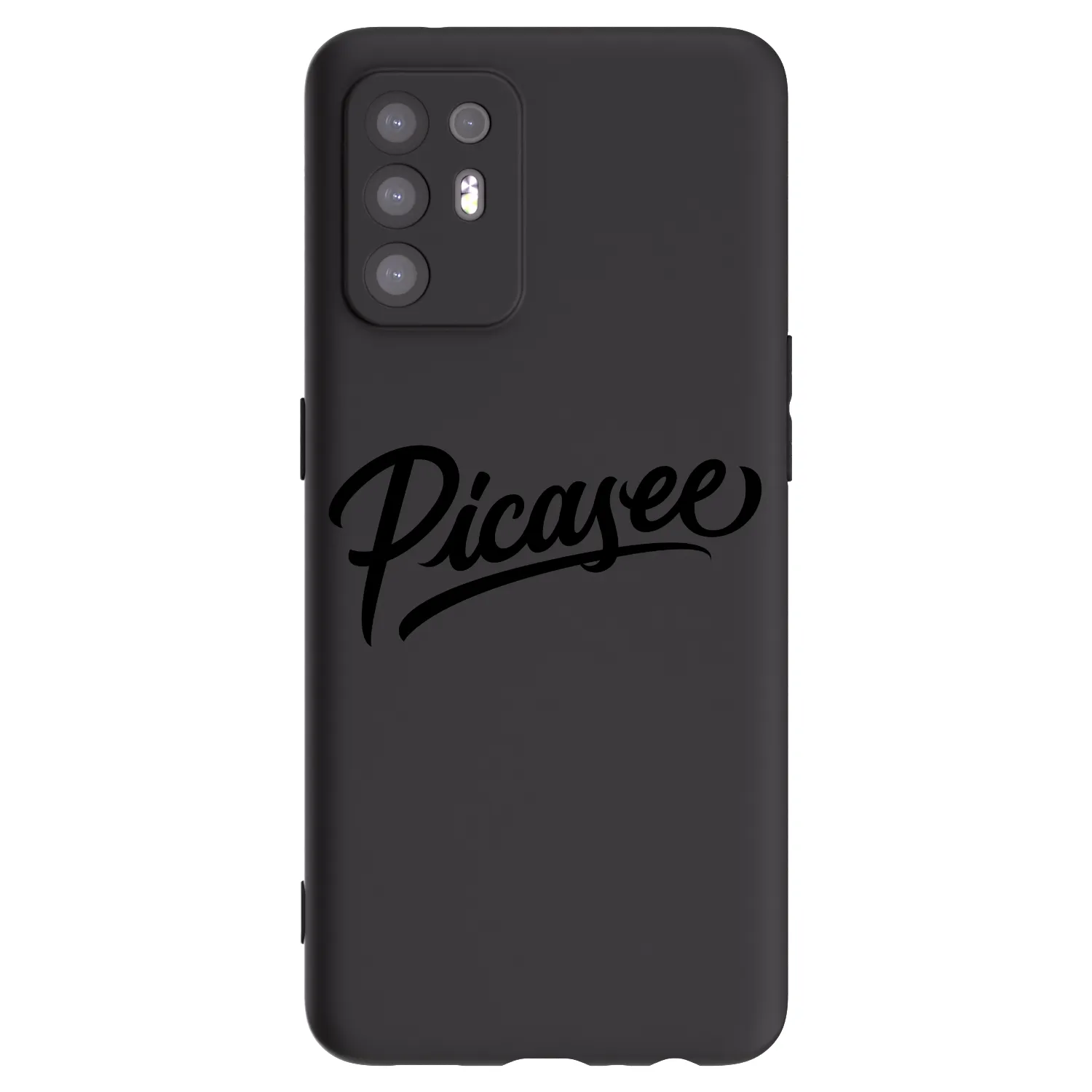 Picasee silikonski črni ovitek za OPPO A94 5G - Picasee - old logo - black