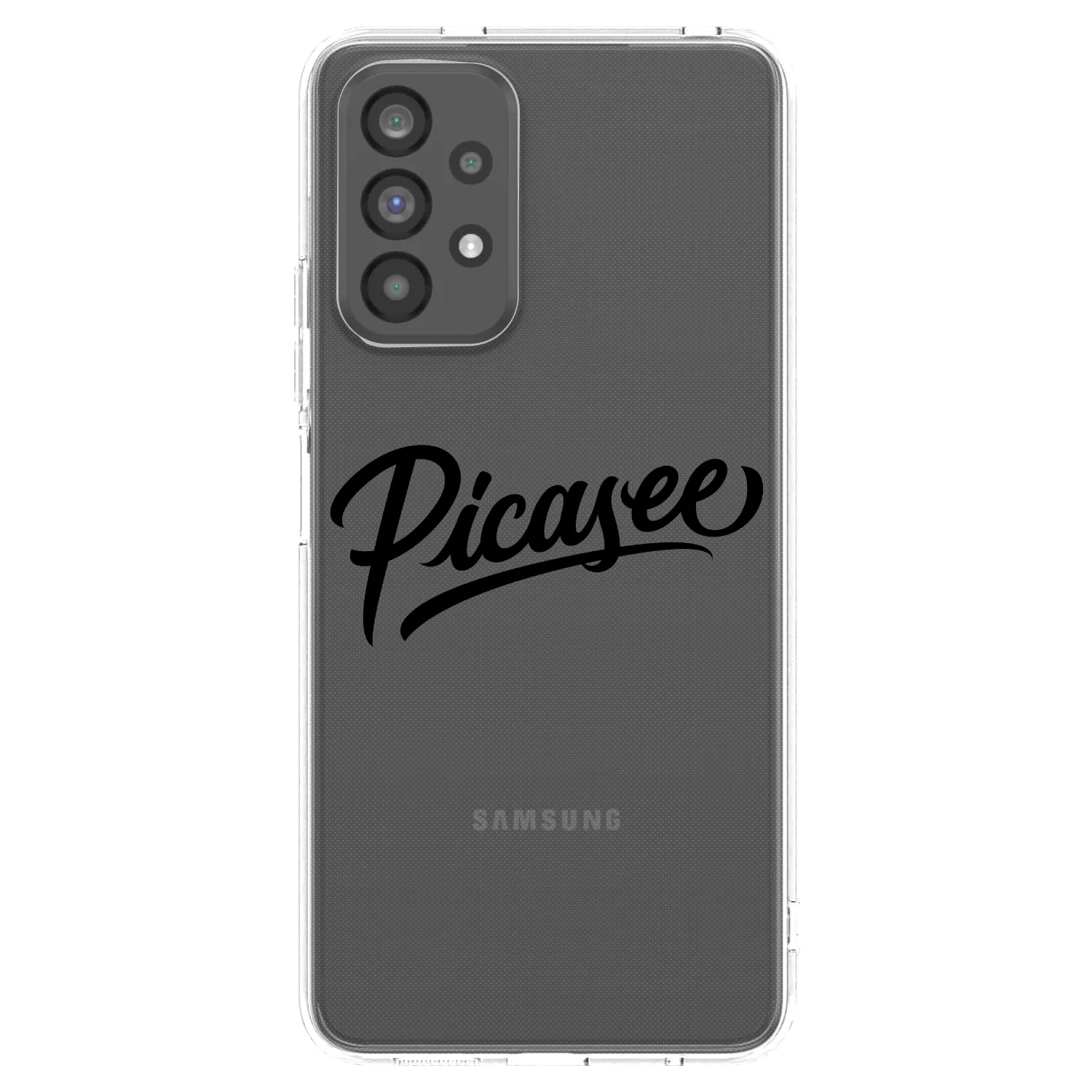 Picasee silikonski prozorni ovitek za Samsung Galaxy A73 5G - Picasee - old logo - black