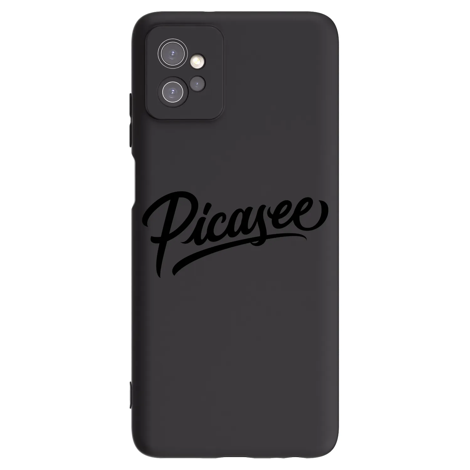 Picasee silikonski črni ovitek za Motorola Moto G32 - Picasee - old logo - black