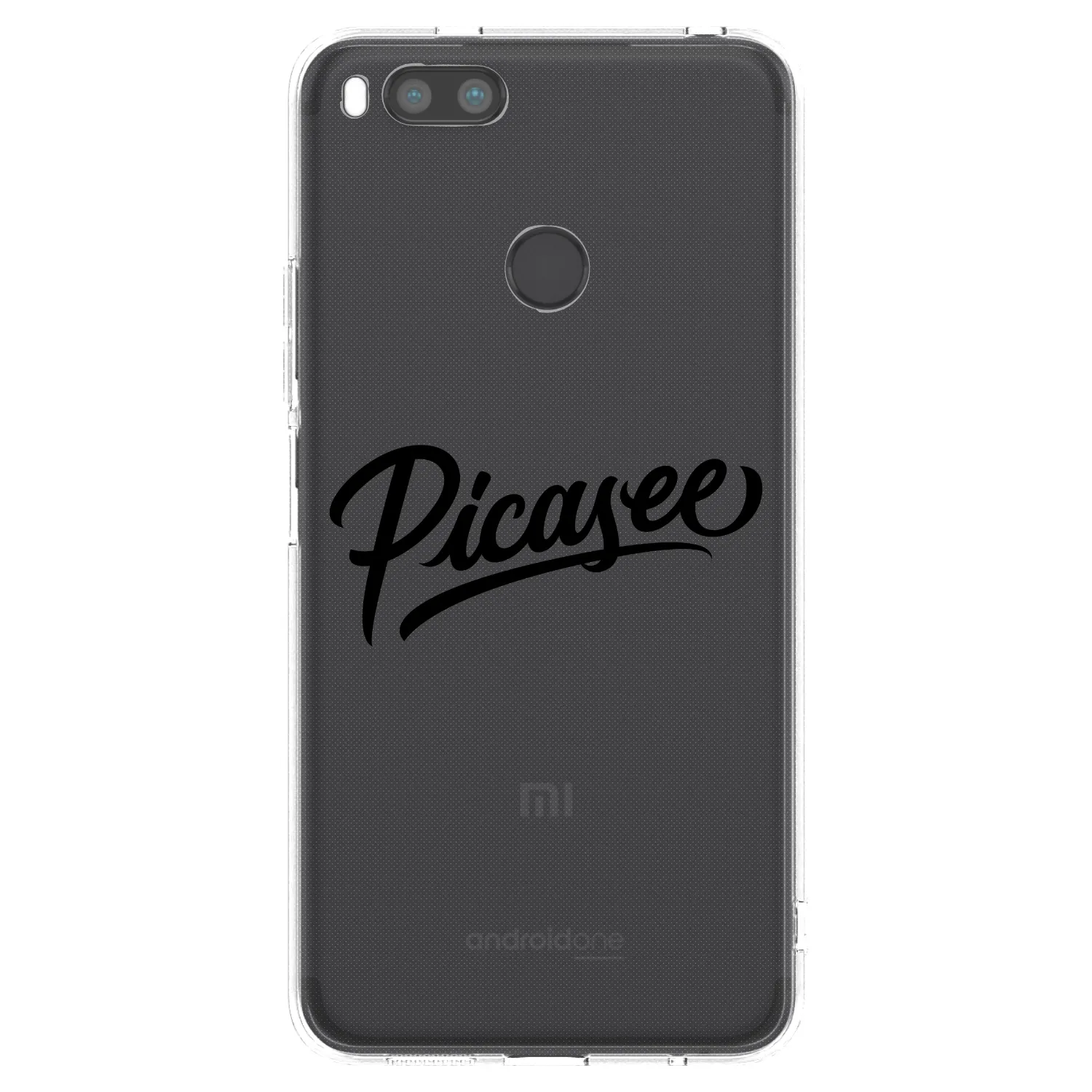 Picasee silikonski prozorni ovitek za Xiaomi Redmi A1 - Picasee - old logo - black
