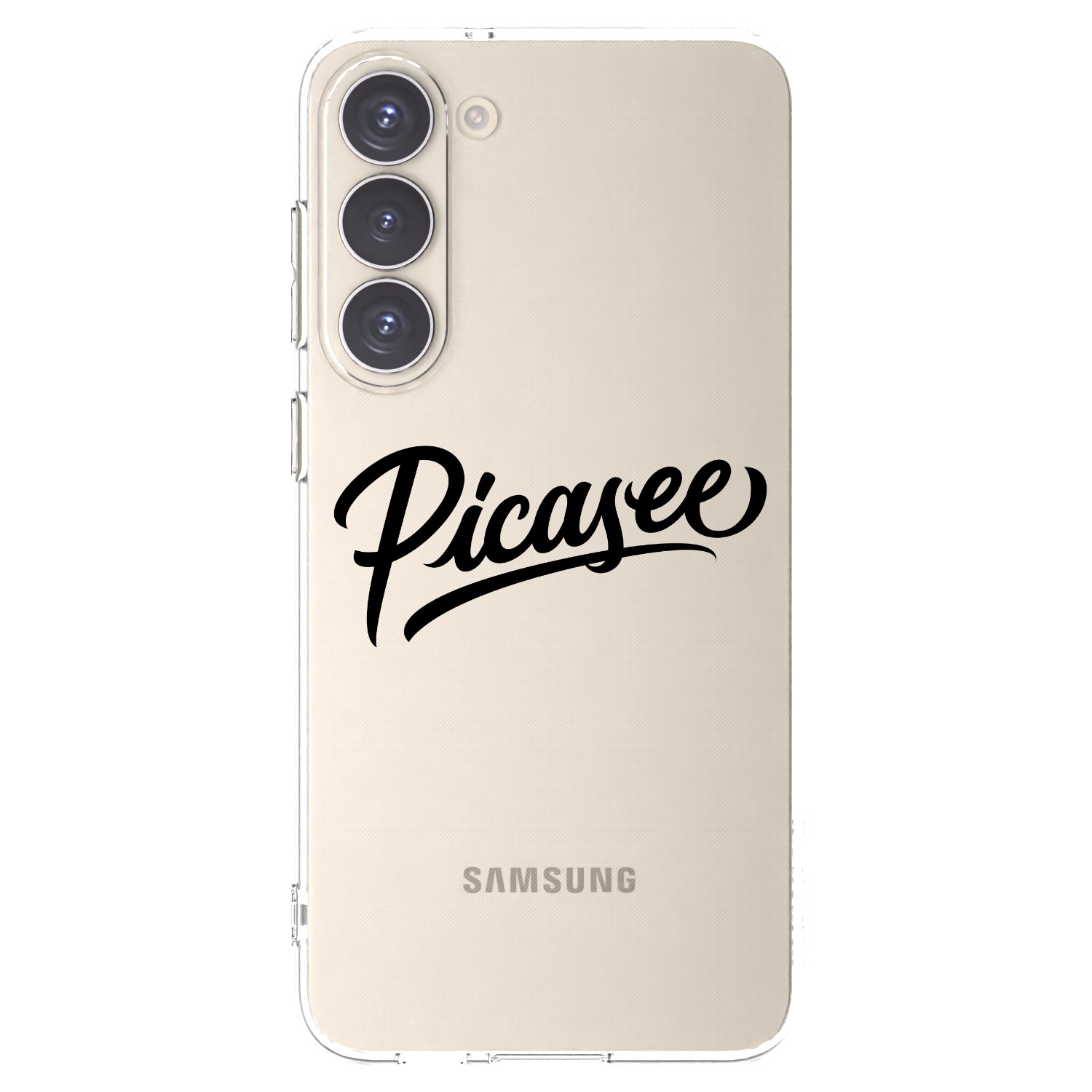 Picasee silikonski prozorni ovitek za Samsung Galaxy S23+ 5G - Picasee - old logo - black