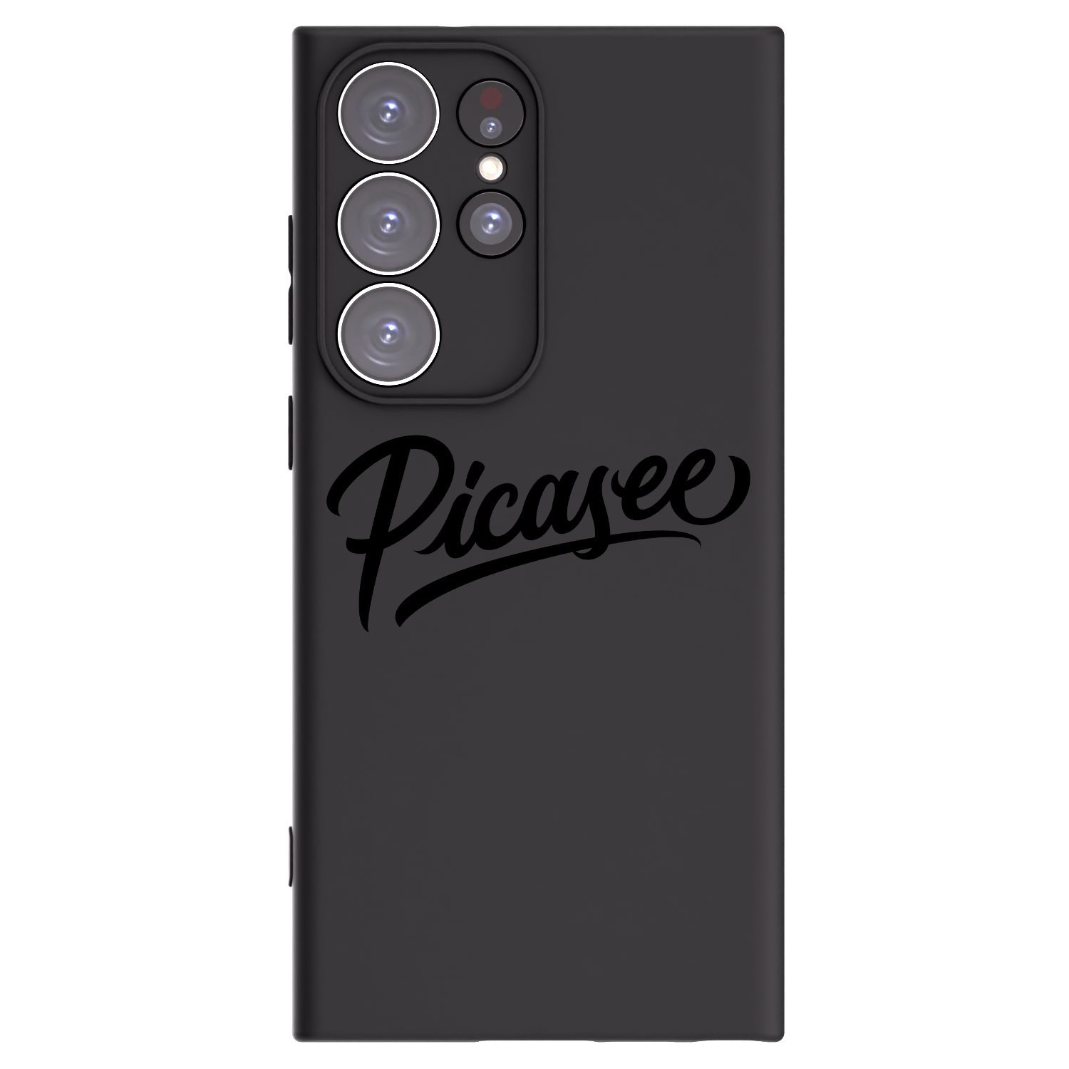 Picasee silikonski črni ovitek za Samsung Galaxy S23 Ultra 5G - Picasee - old logo - black