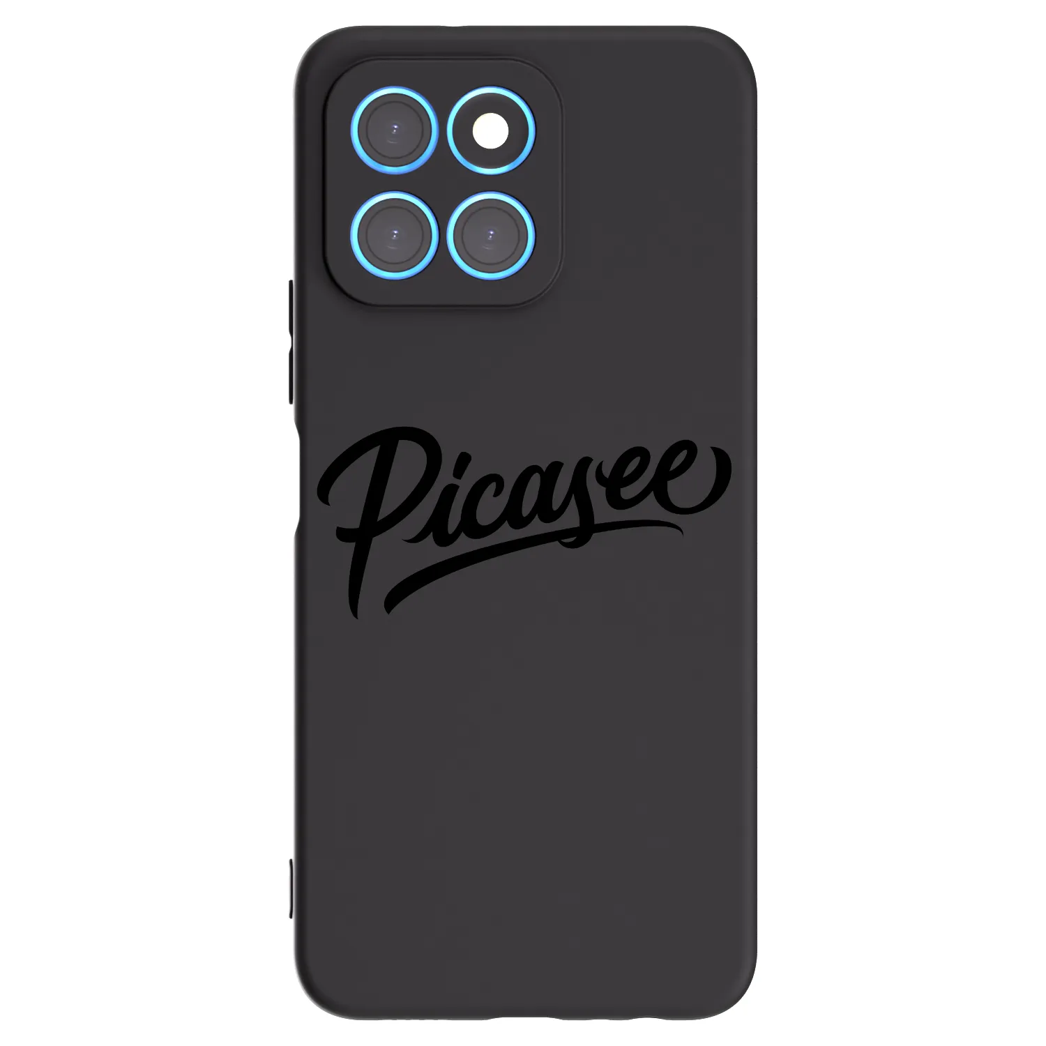 Picasee silikonski črni ovitek za Honor X6 - Picasee - old logo - black