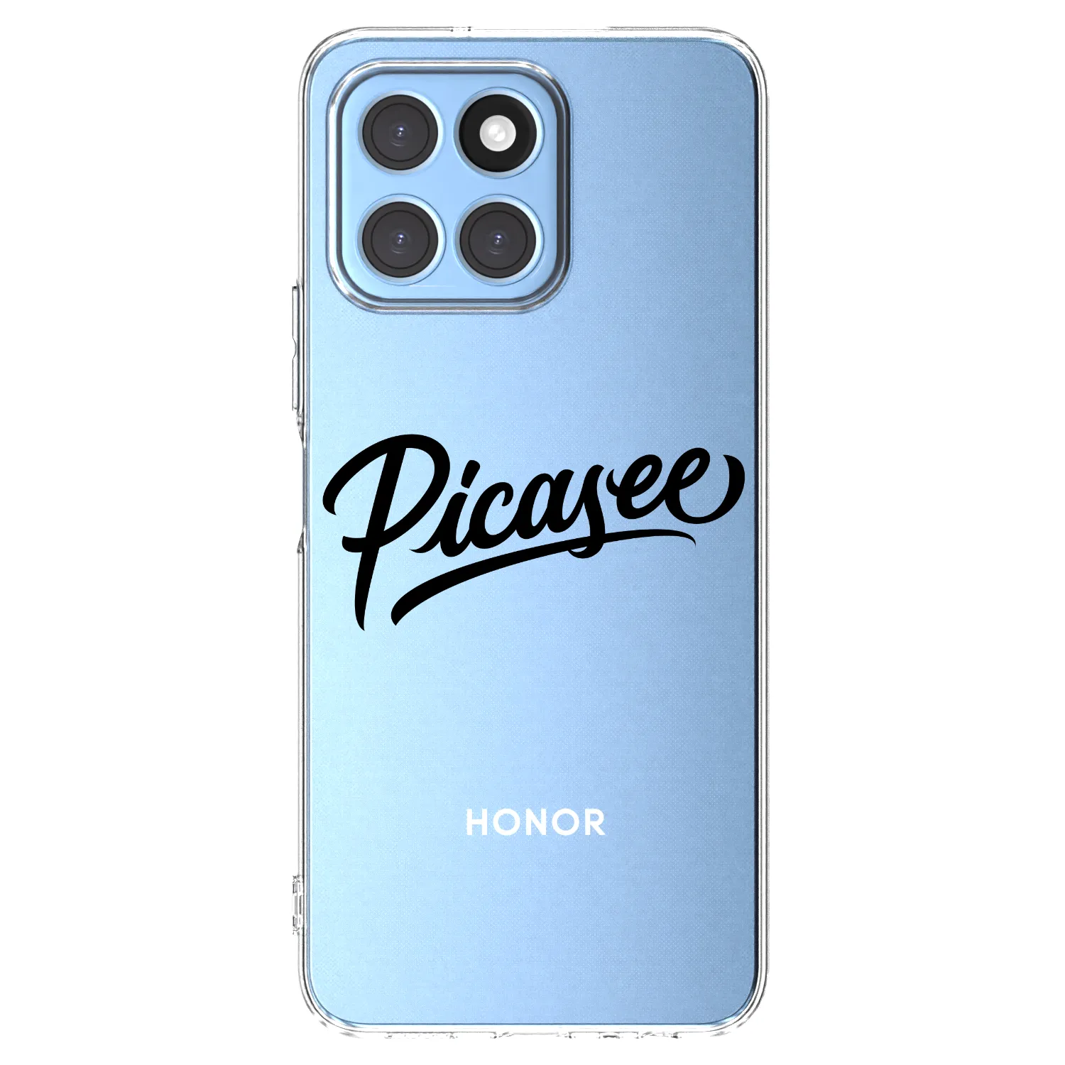Picasee silikonski prozorni ovitek za Honor X6 - Picasee - old logo - black