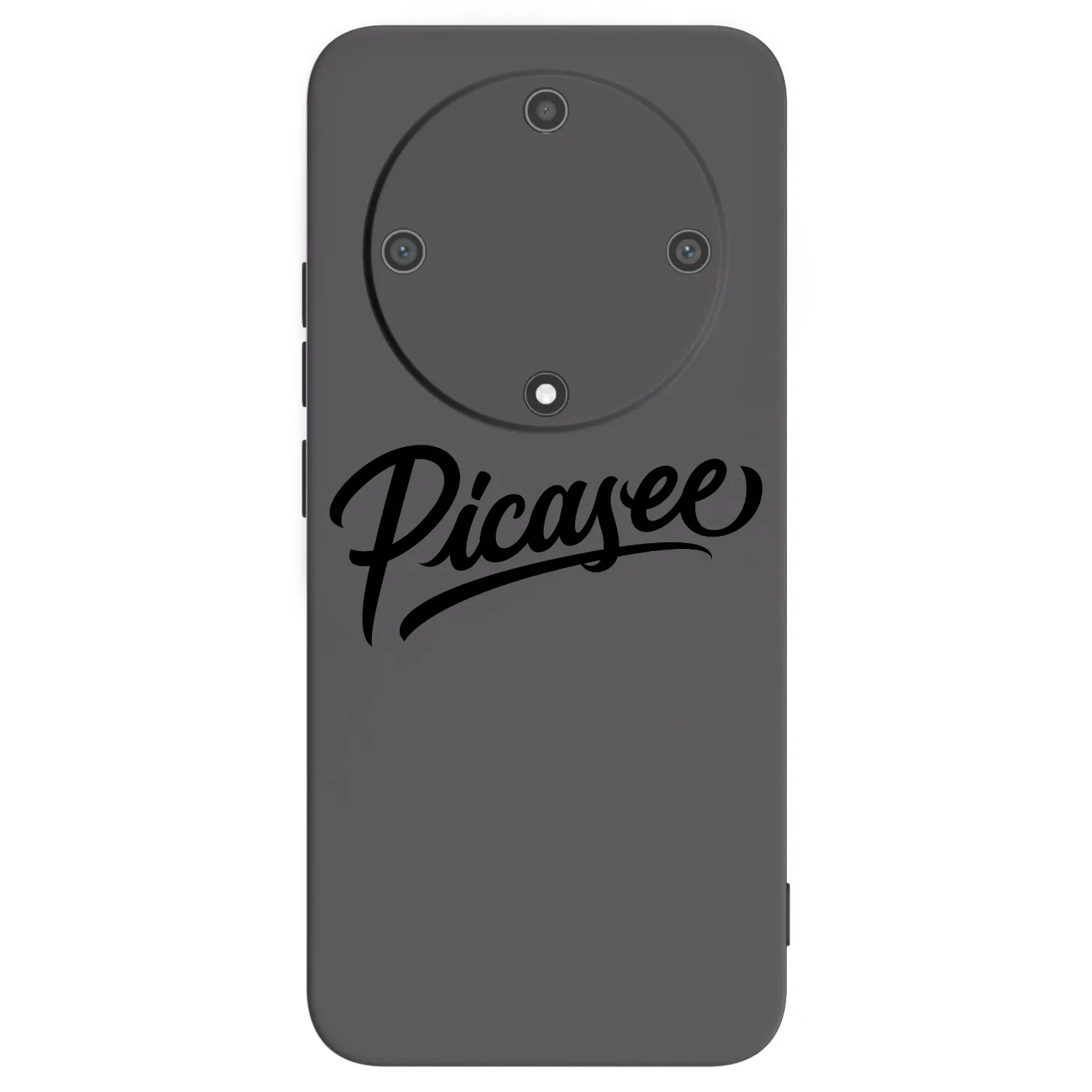 Picasee silikonski črni ovitek za Honor Magic5 Lite 5G - Picasee - old logo - black