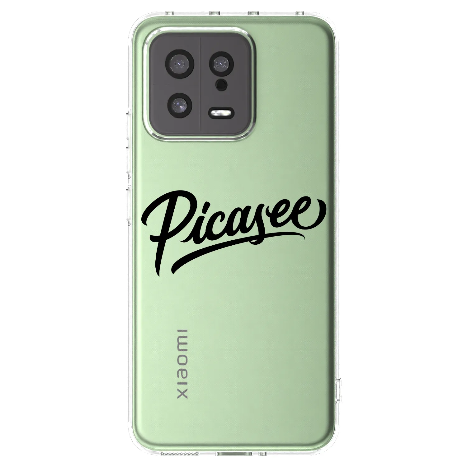 Picasee silikonski prozorni ovitek za Xiaomi 13 - Picasee - old logo - black