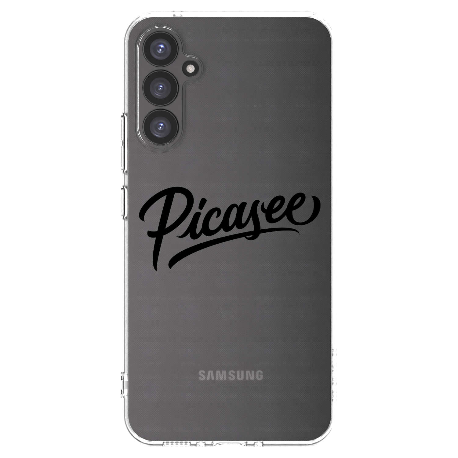 Picasee silikonski prozorni ovitek za Samsung Galaxy A34 5G A346B - Picasee - old logo - black
