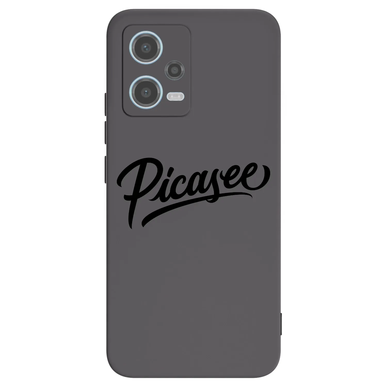 Picasee silikonski črni ovitek za Xiaomi Redmi Note 12 5G - Picasee - old logo - black