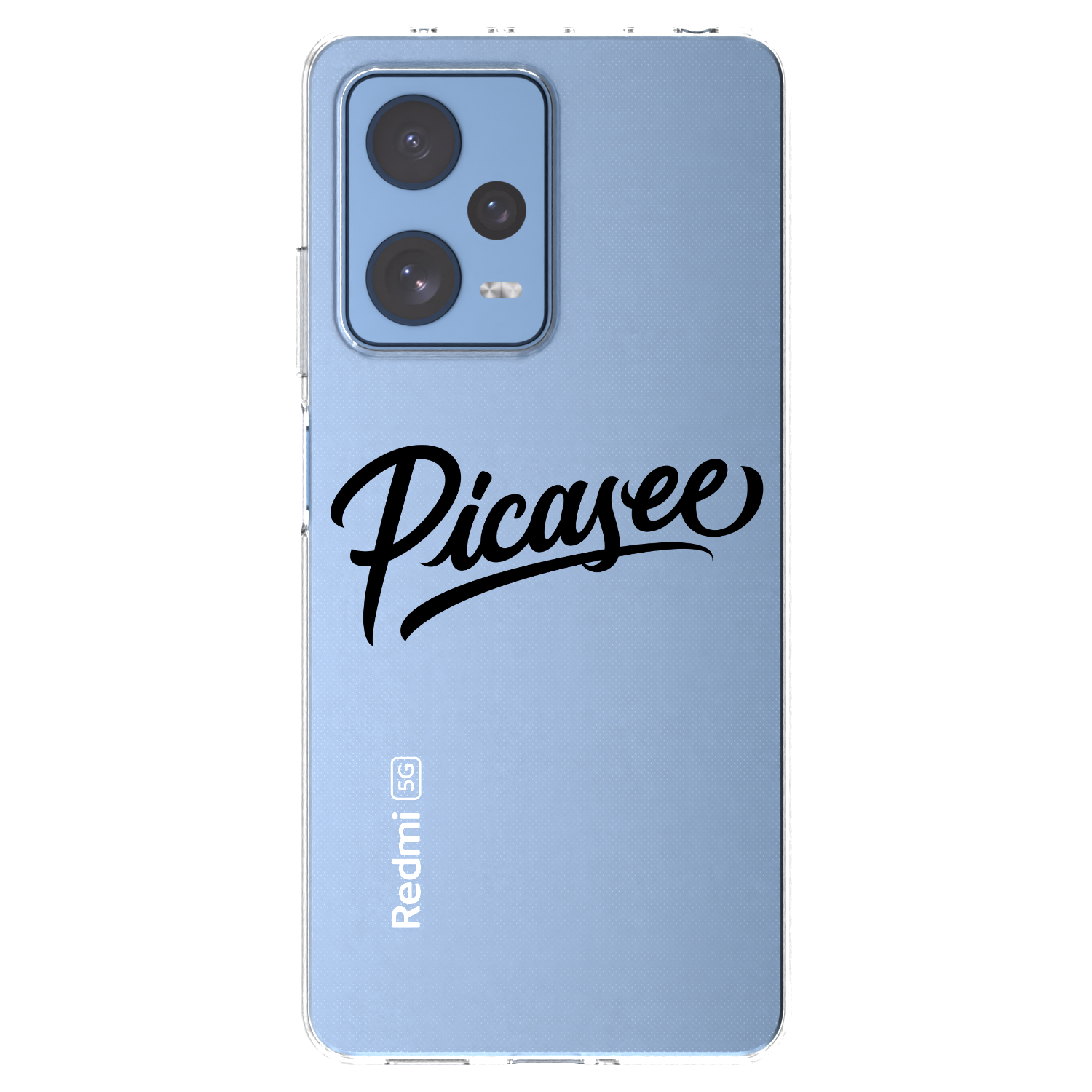 Picasee silikonski prozorni ovitek za Xiaomi Redmi Note 12 Pro 5G - Picasee - old logo - black